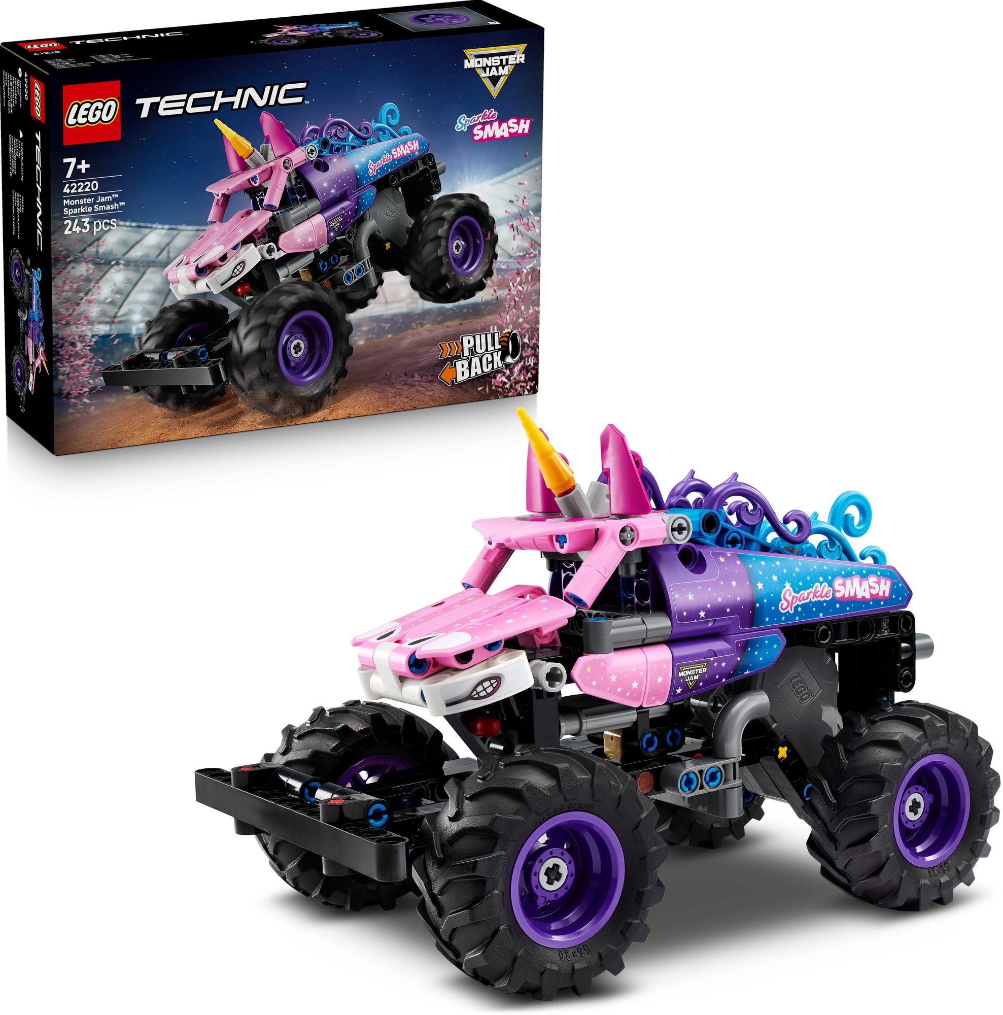LEGO Technic Monster Jam Sparkle Smash Pull-Back 42220