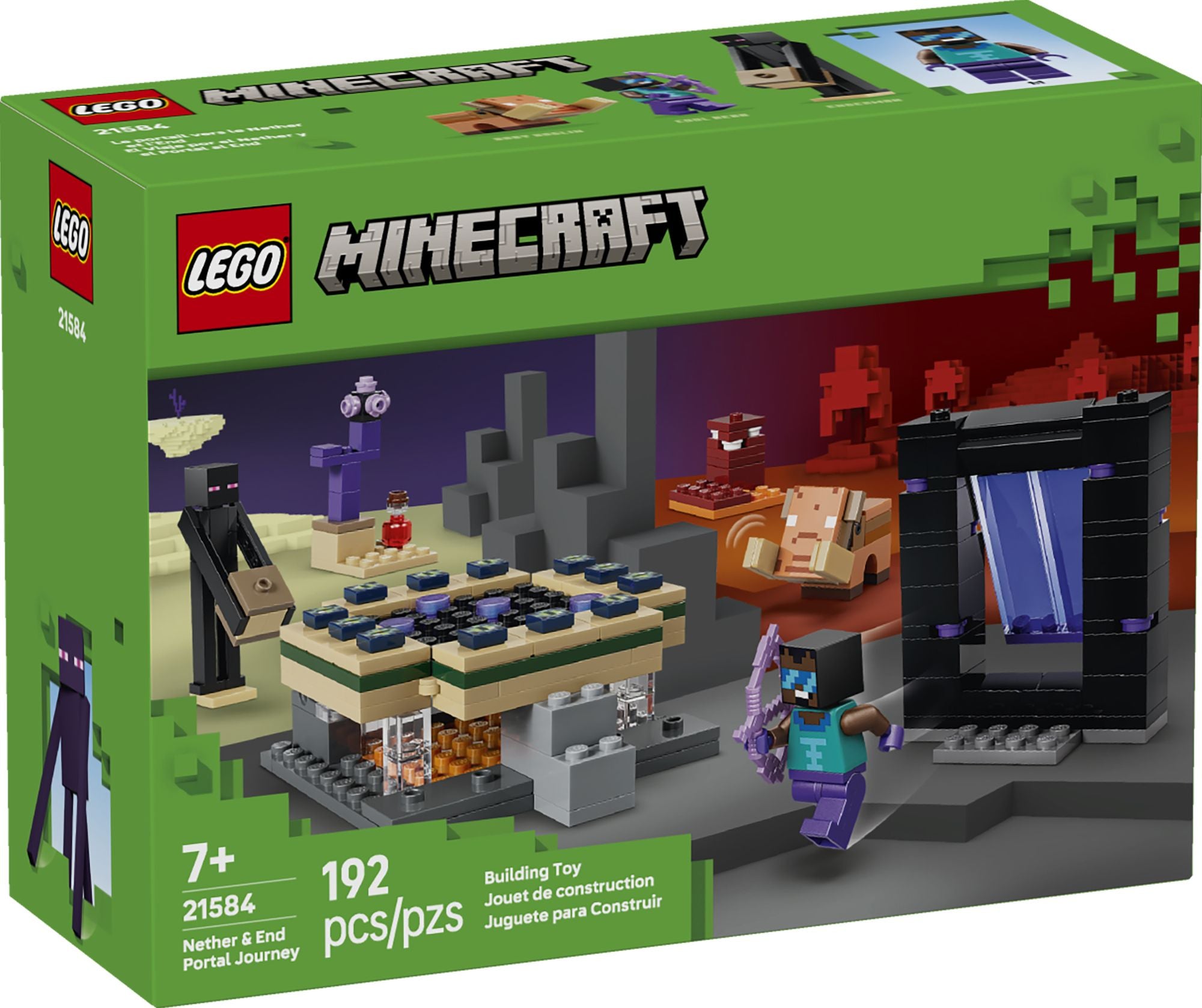 LEGO Minecraft Nether & End Portal Journey 21584