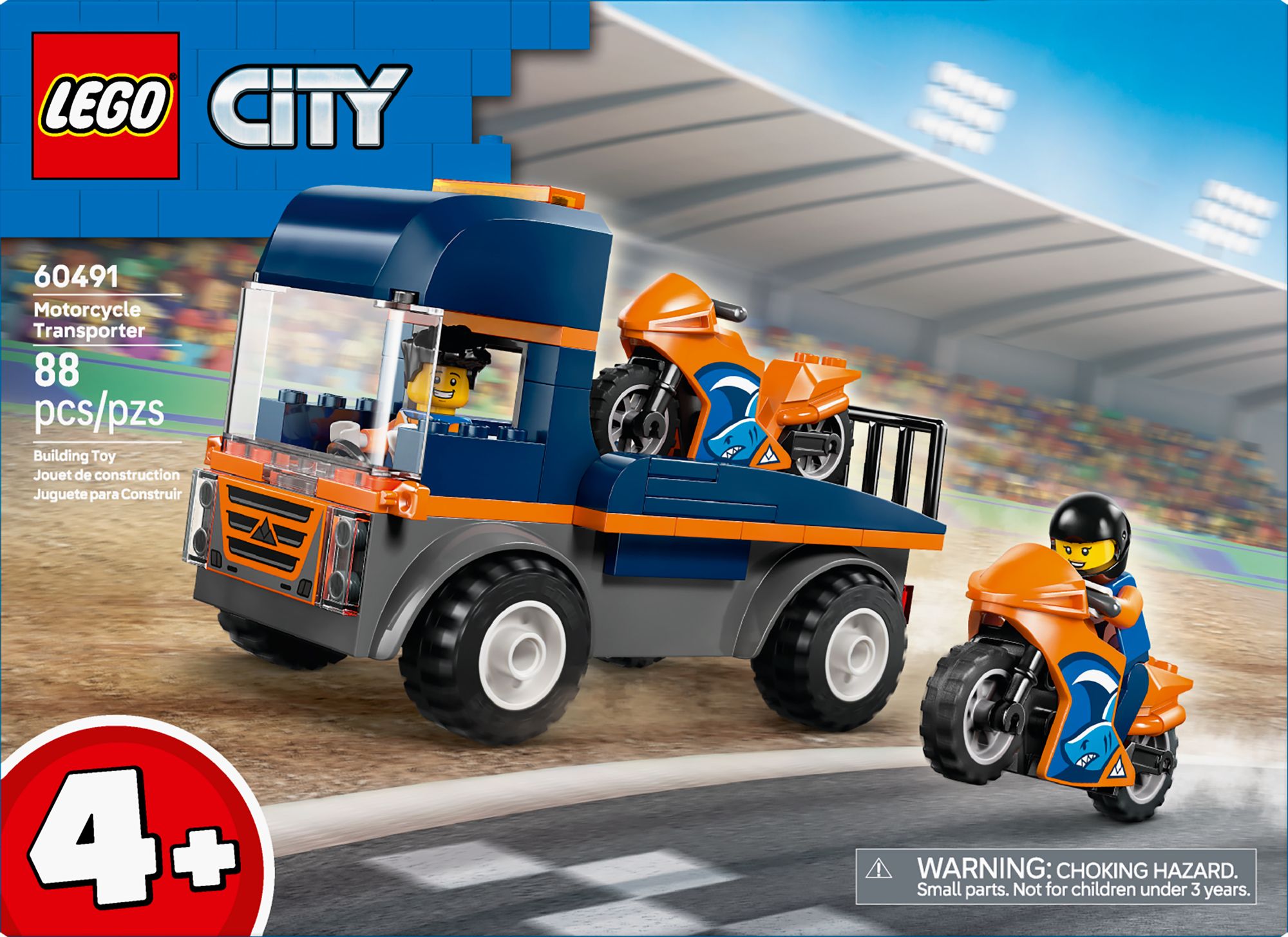 LEGO City Motorcycle Transporter 60491