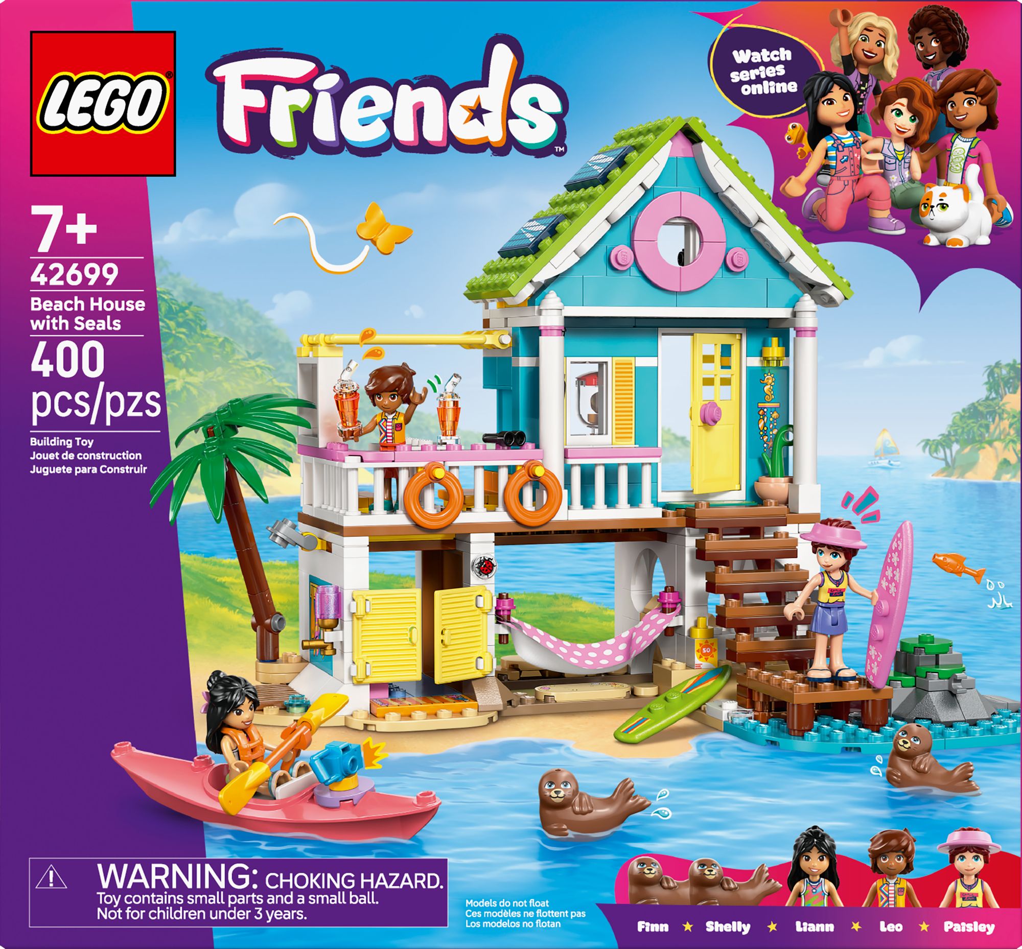 LEGO Friends Beach House with Seals 42699