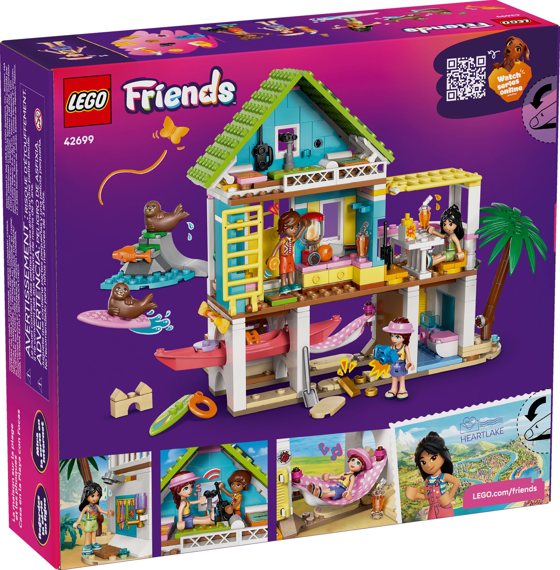 LEGO Friends Beach House with Seals 42699