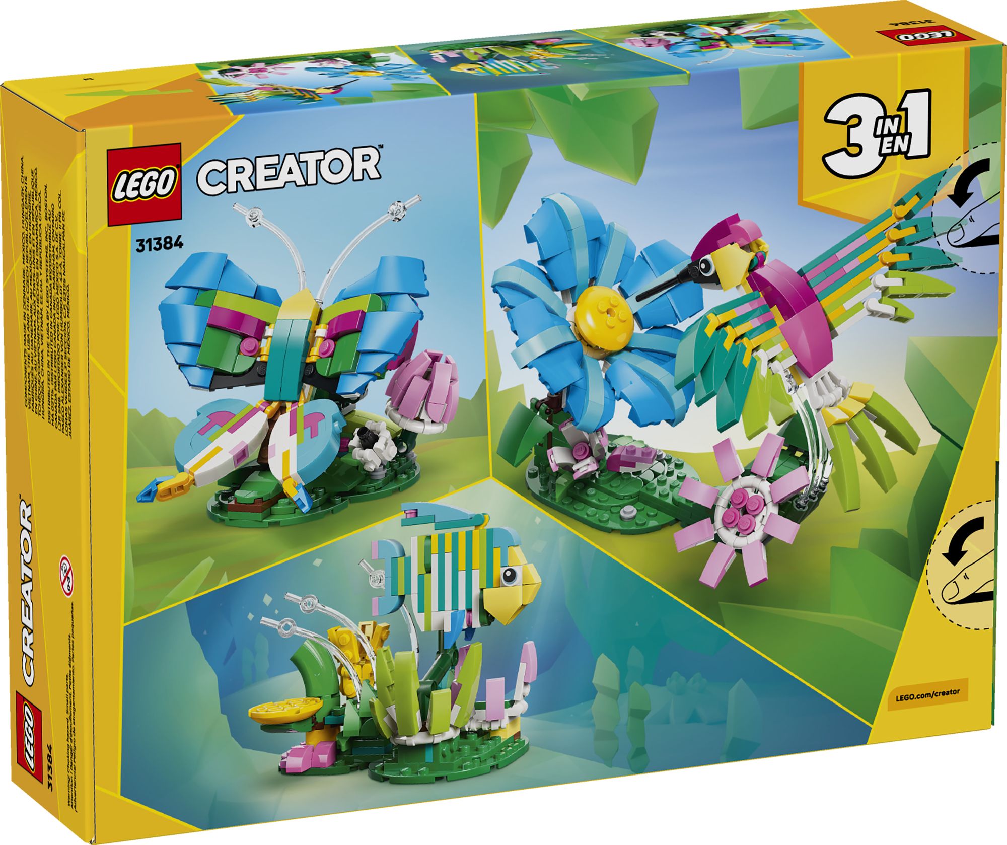 LEGO Creator Wild Animals: Colorful Hummingbird 31384