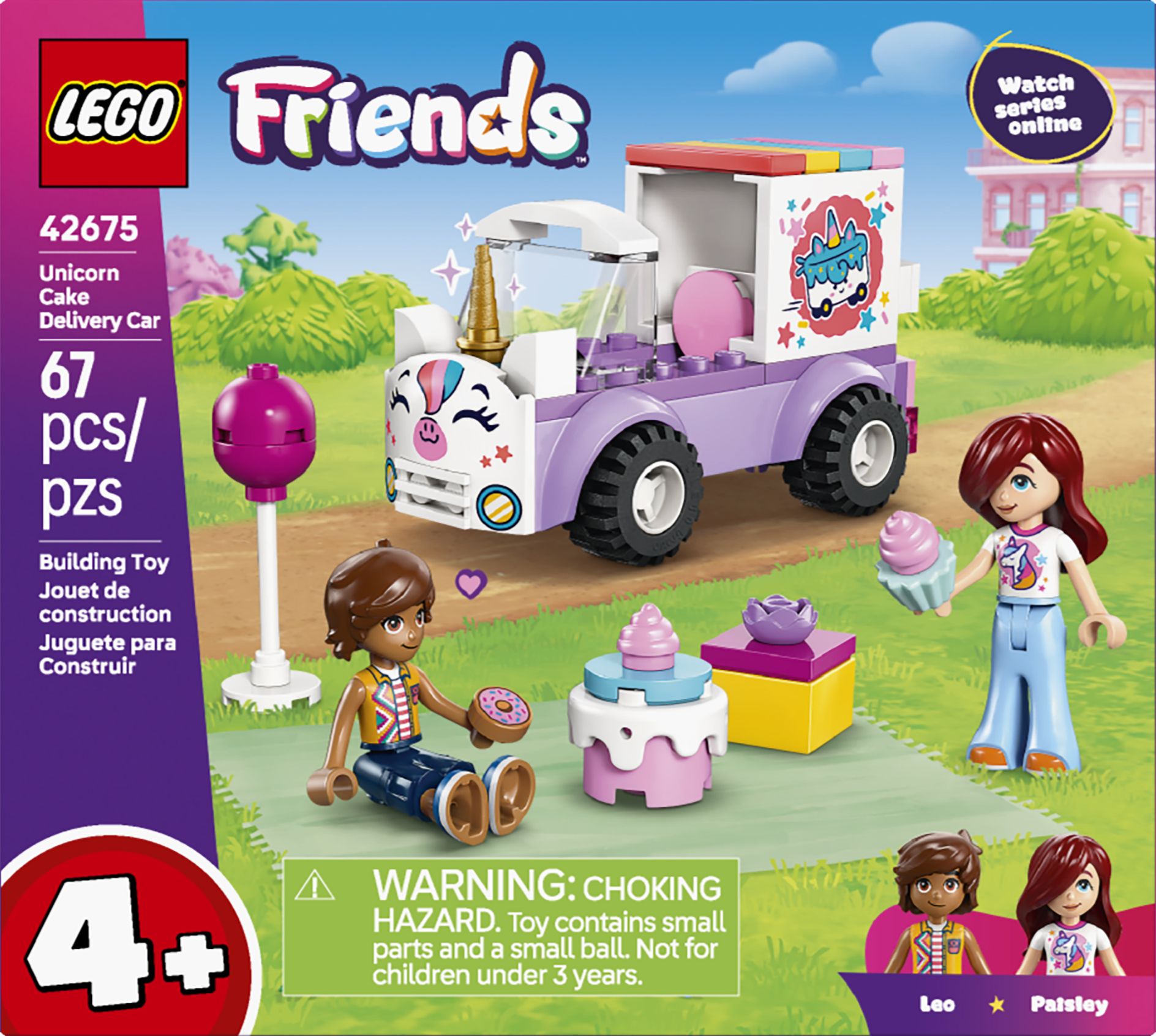 LEGO Friends Unicorn Cake Delivery Car 42675