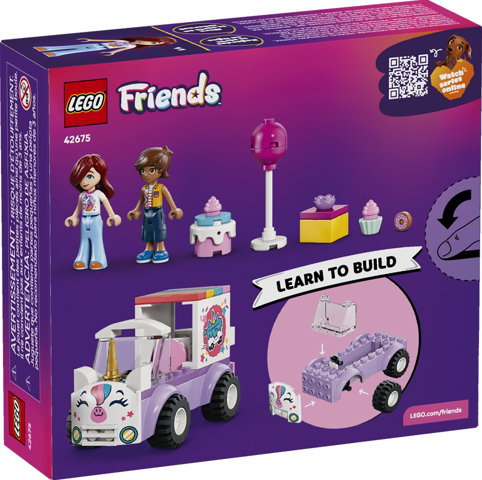 LEGO Friends Unicorn Cake Delivery Car 42675