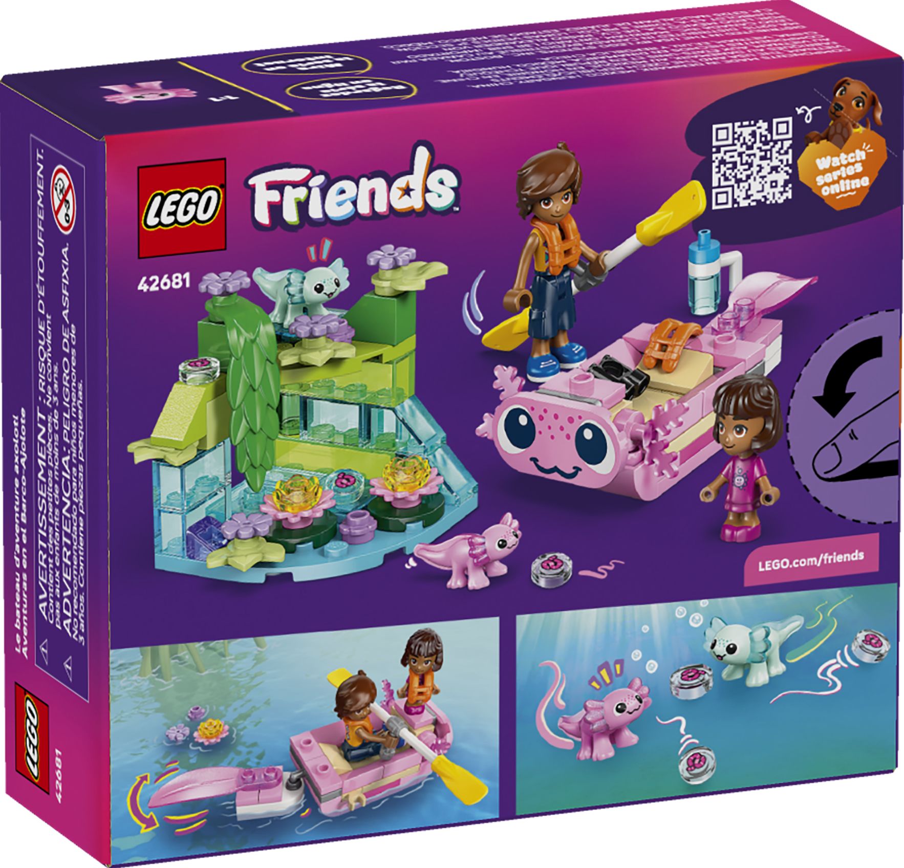 LEGO Friends Axolotl Adventure Boat 42681