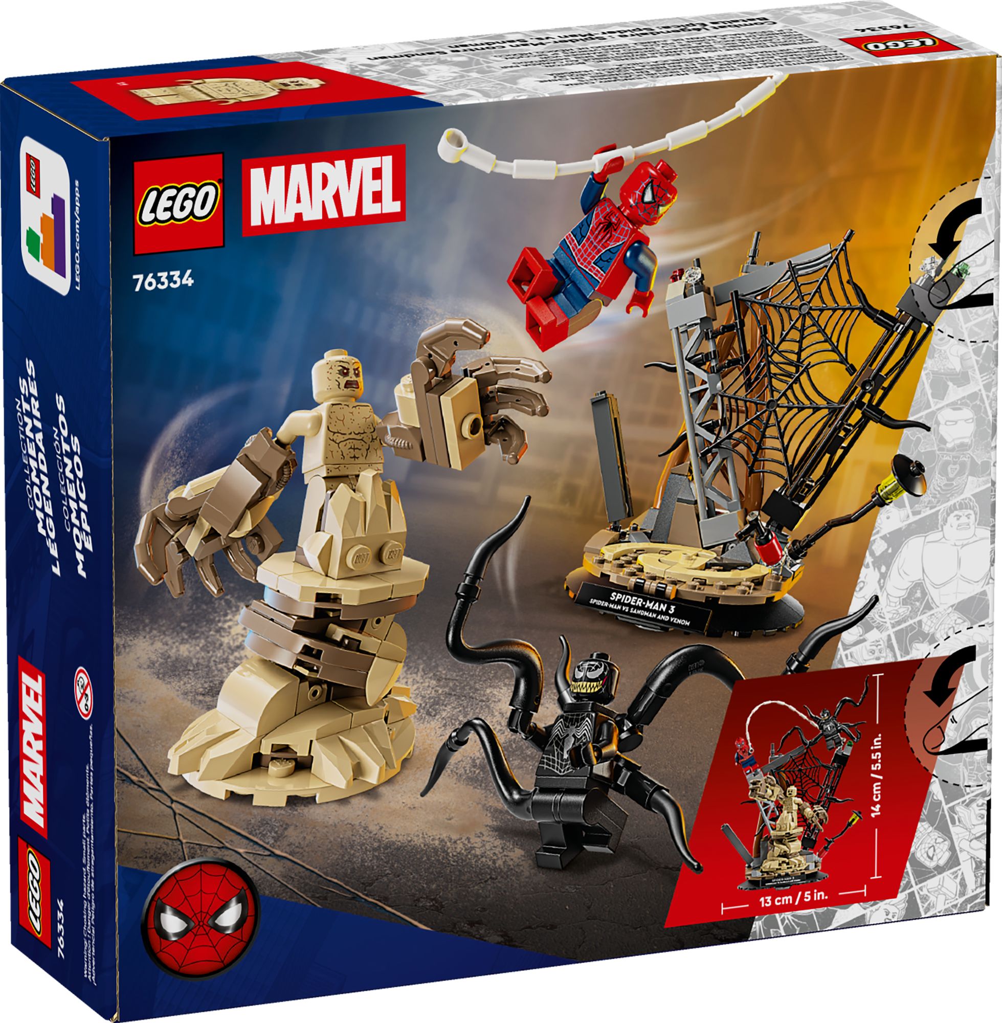 LEGO Super Heroes Marvel Epic Battle: Spider-Man vs. Sandman 76334