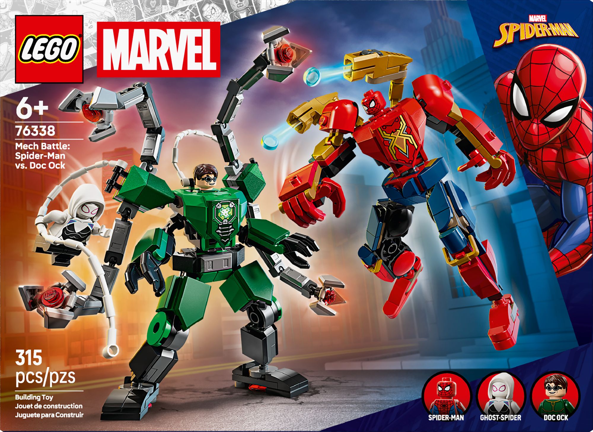 LEGO Super Heroes Marvel Mech Battle: Spider-Man vs. Doc Ock 76338