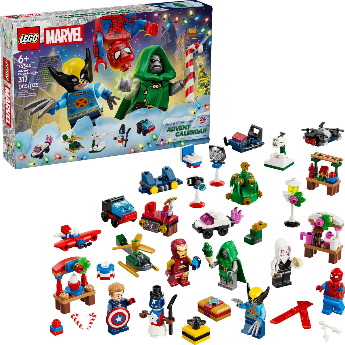 LEGO Super Heroes Marvel Advent Calendar 2026 76340