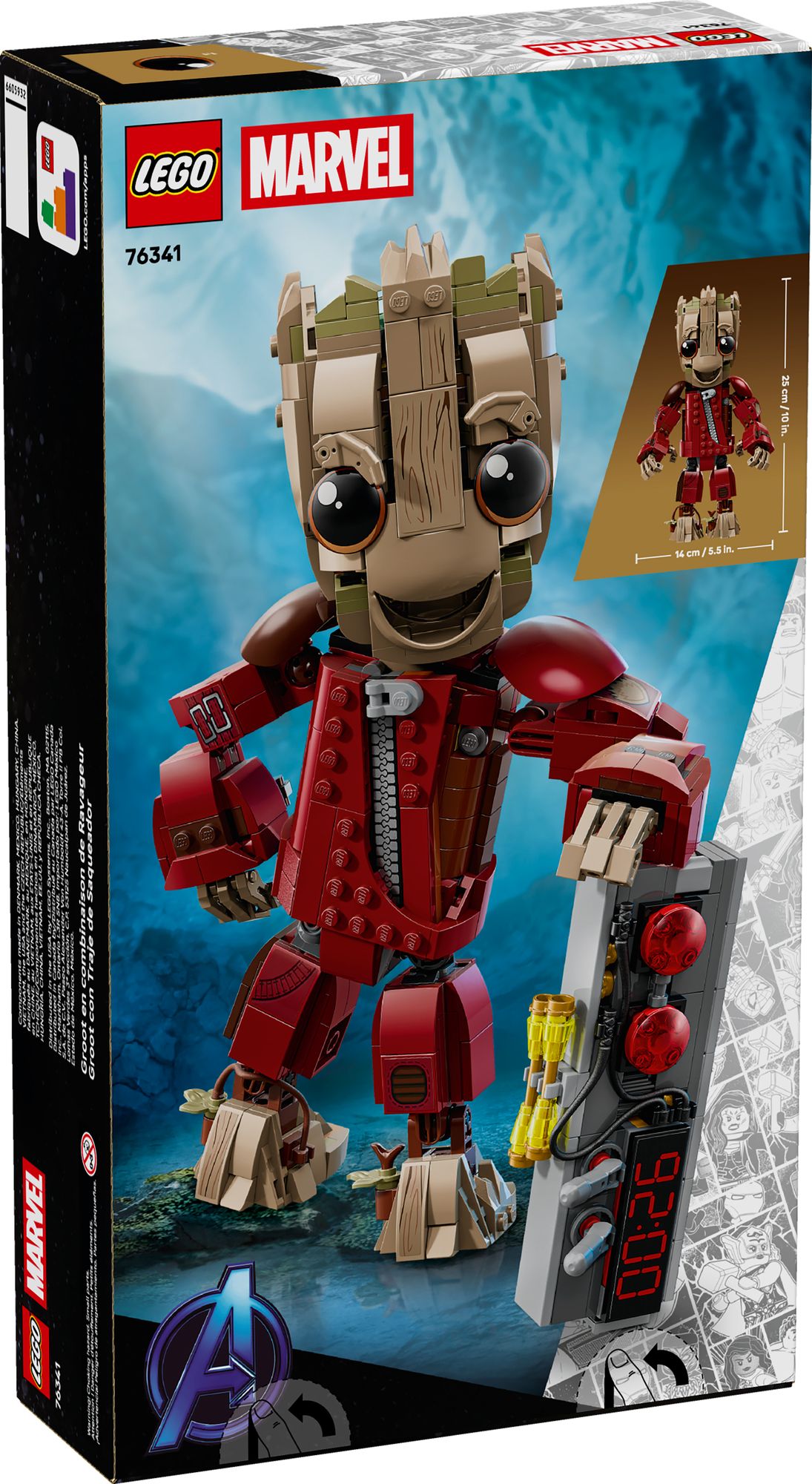 LEGO Super Heroes Marvel Ravager Jumpsuit Groot 76341