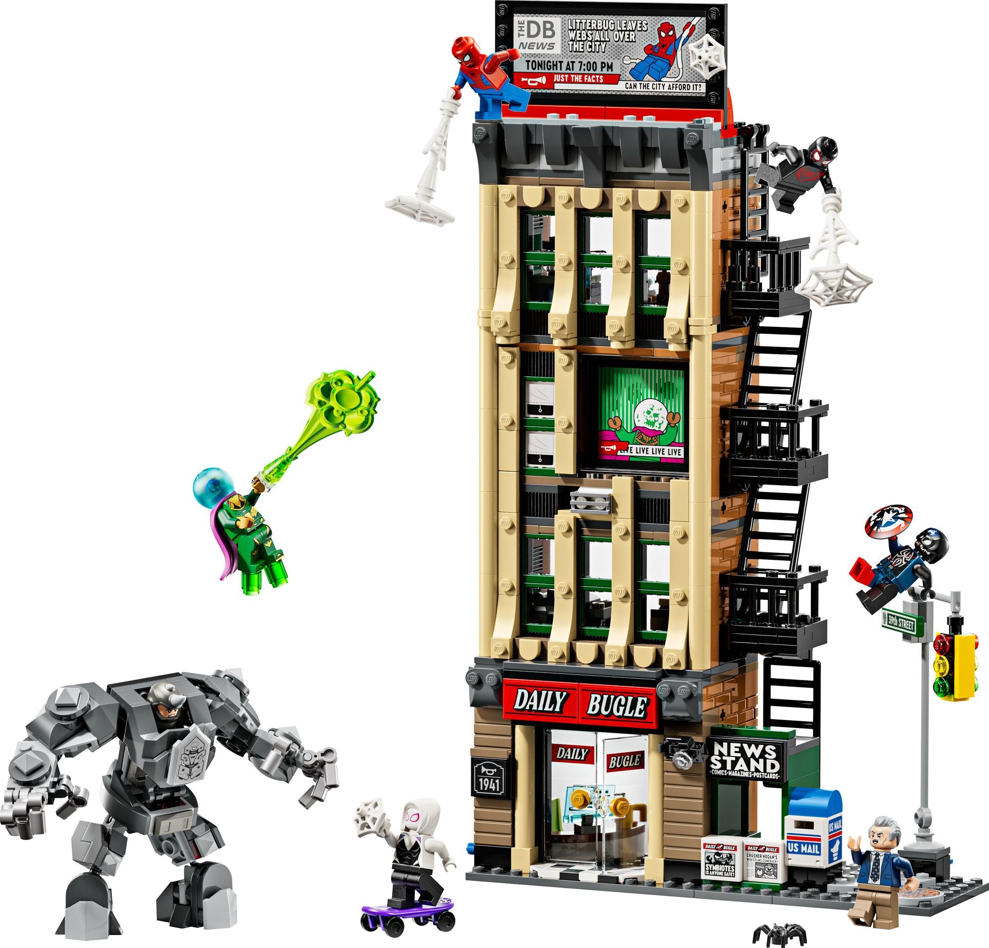 LEGO Super Heroes Marvel Spider-Man vs. Mysterio: The Daily Bugle 7634