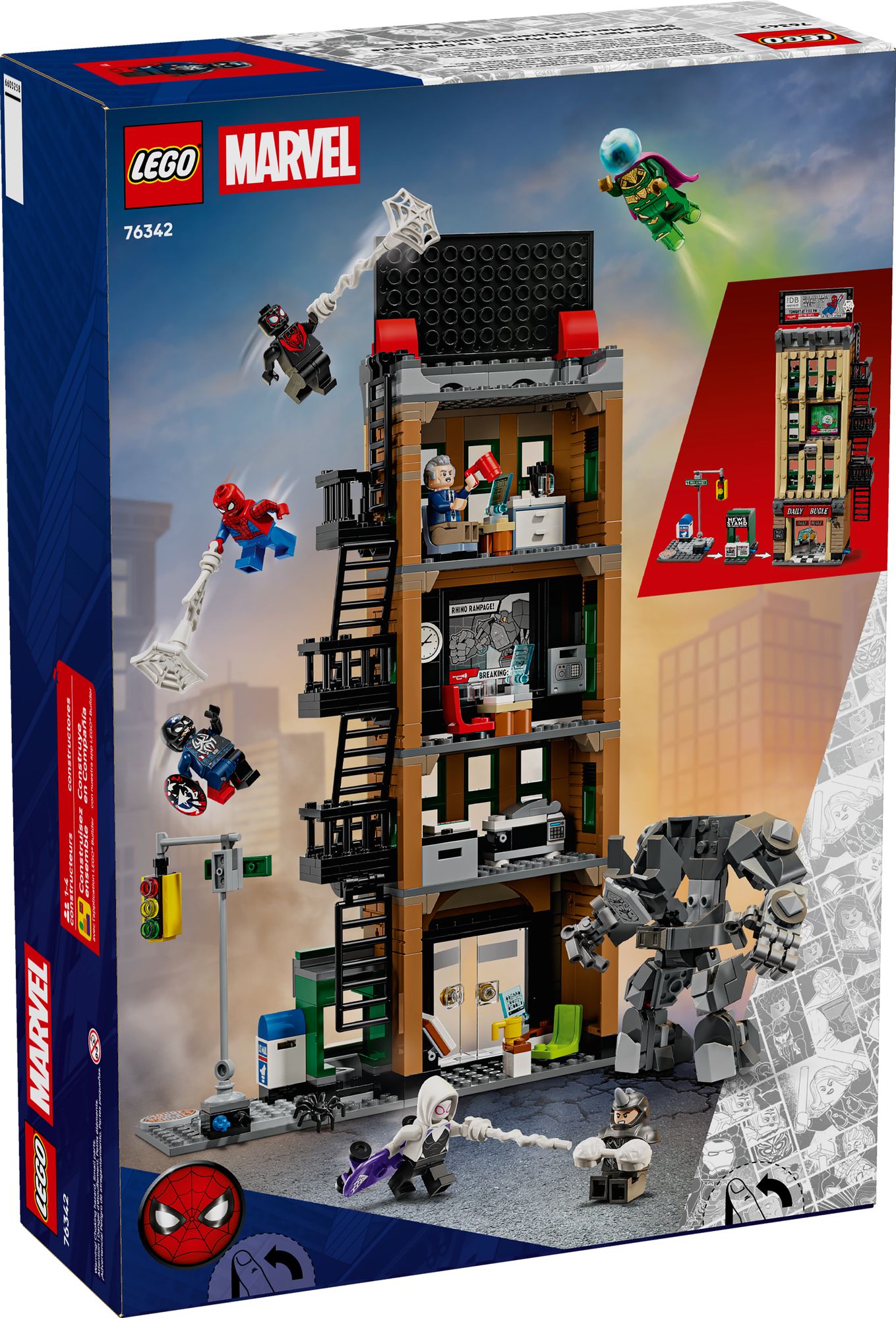 LEGO Super Heroes Marvel Spider-Man vs. Mysterio: The Daily Bugle 7634
