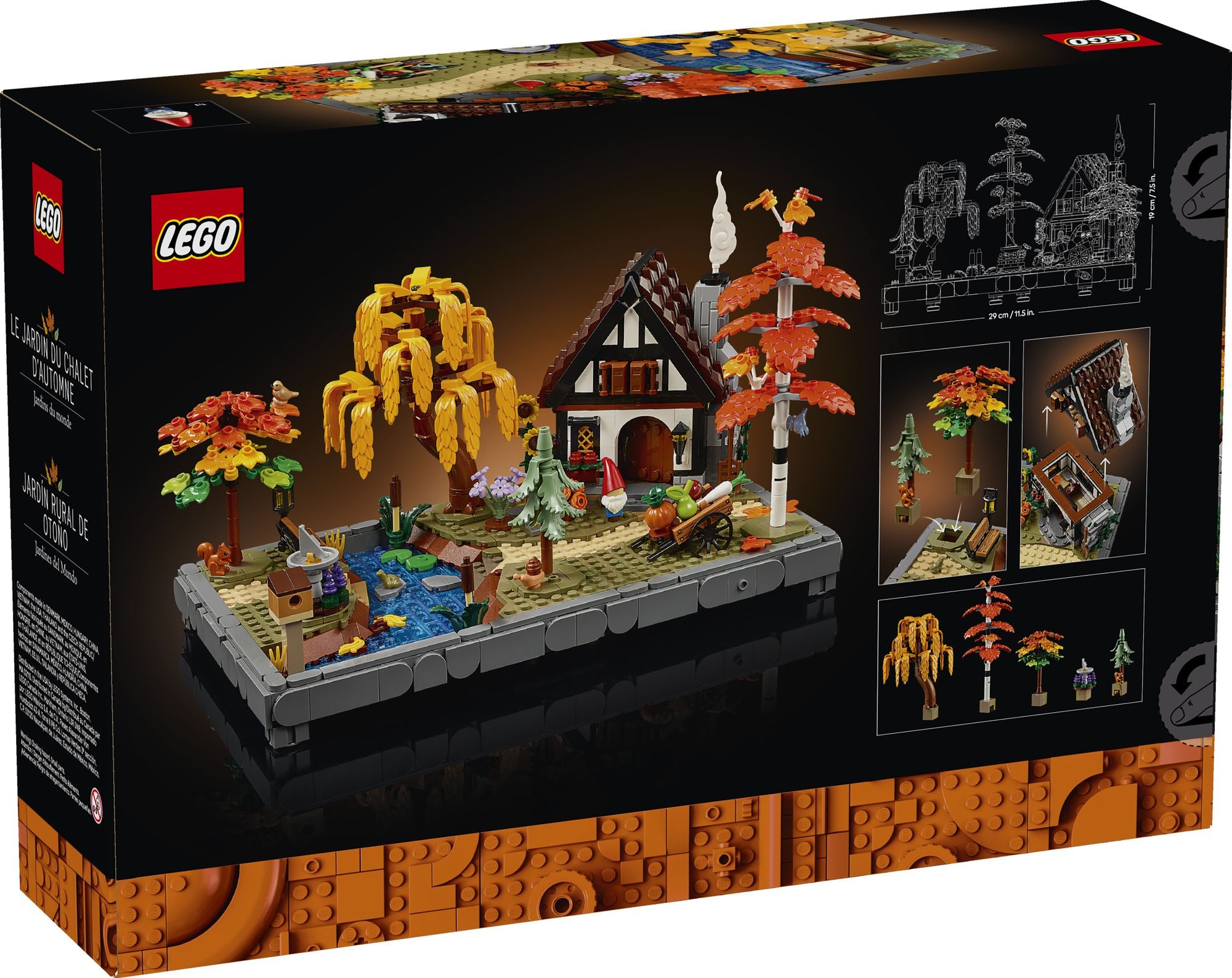 LEGO Icons Autumn Cottage Garden 11372