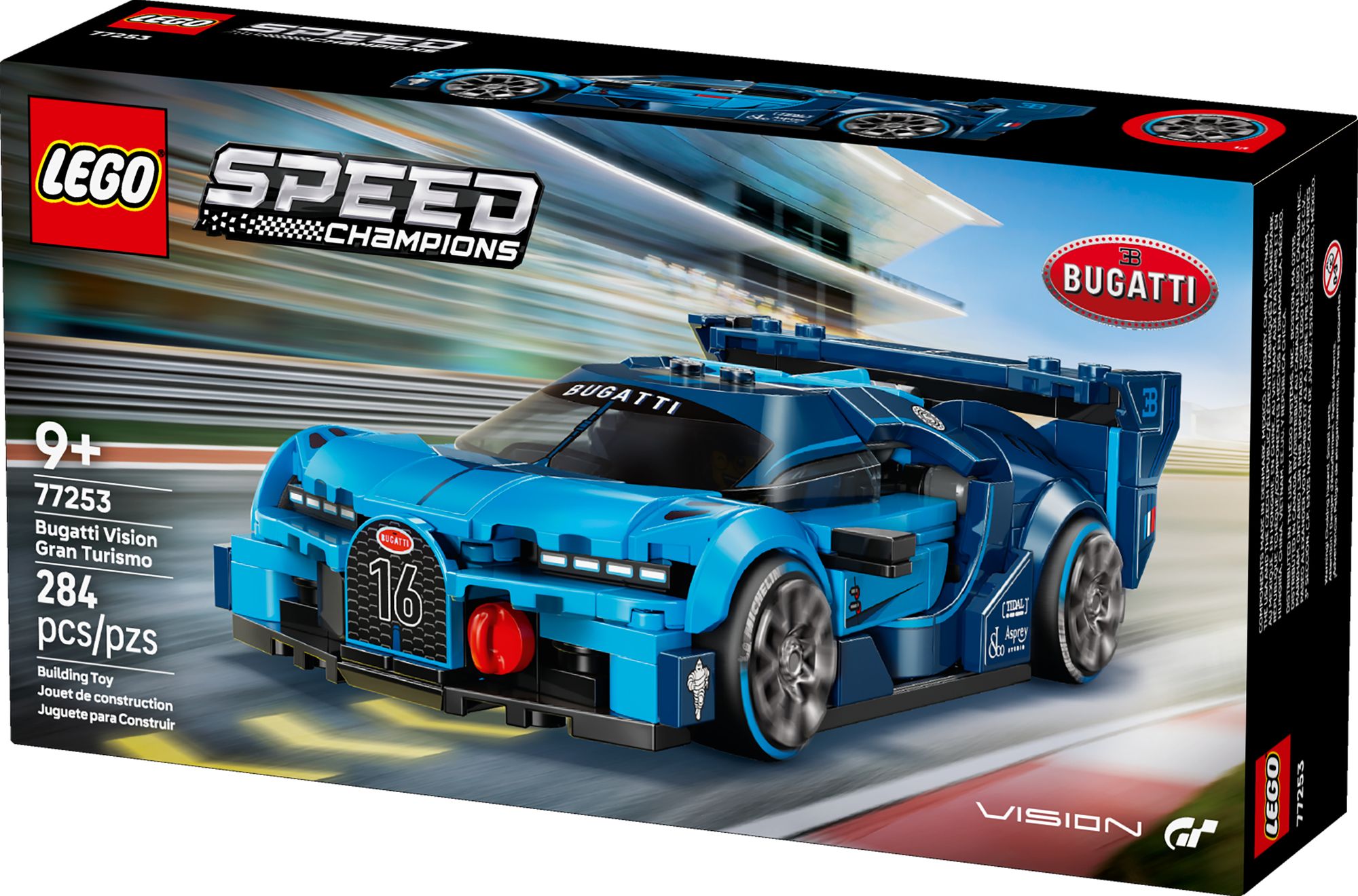 LEGO Speed Champions Bugatti Vision GT Hyper Sports Car 77253
