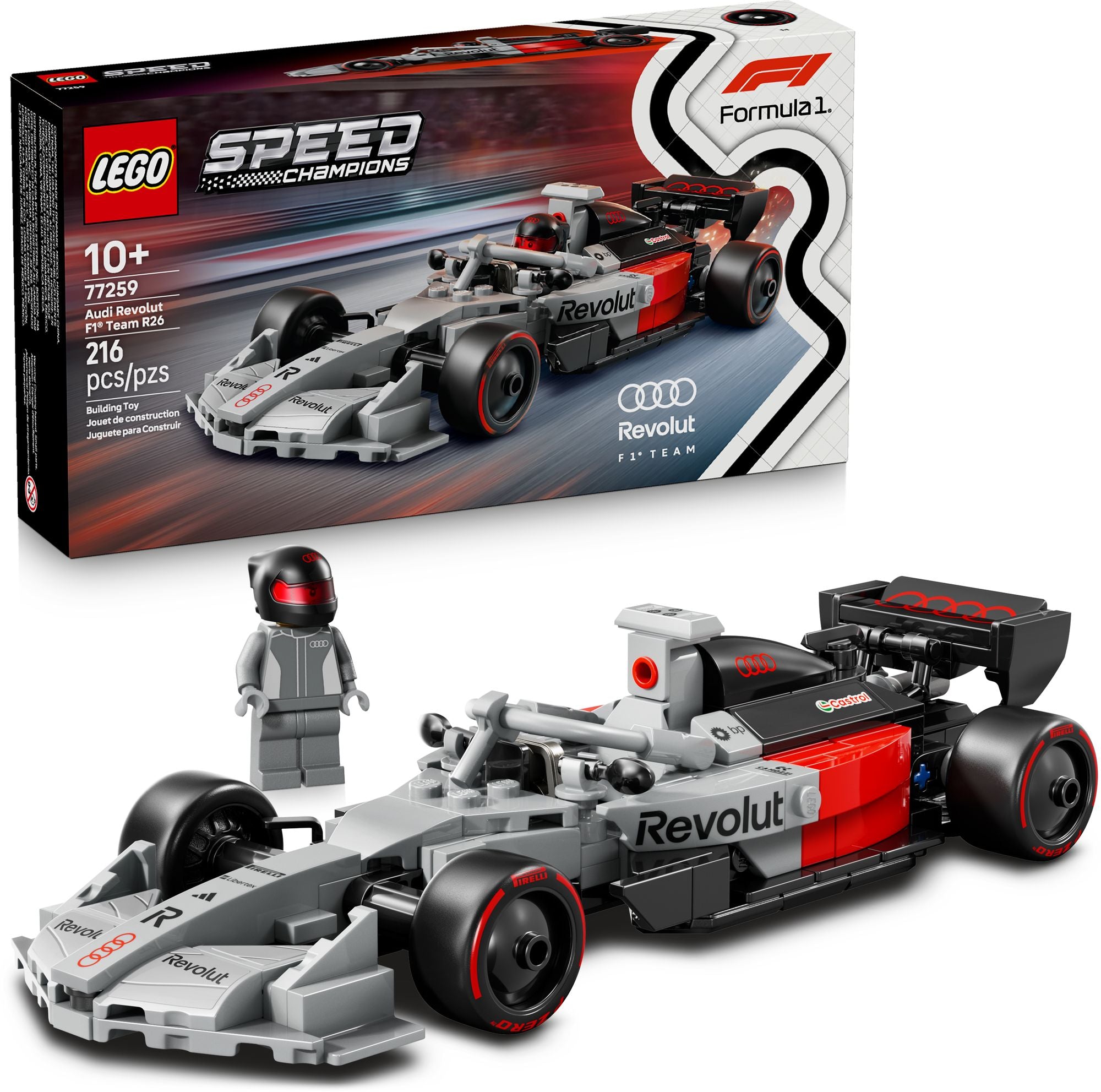 LEGO Speed Champions Audi Revolut F1® Team R26 Race Car 77259
