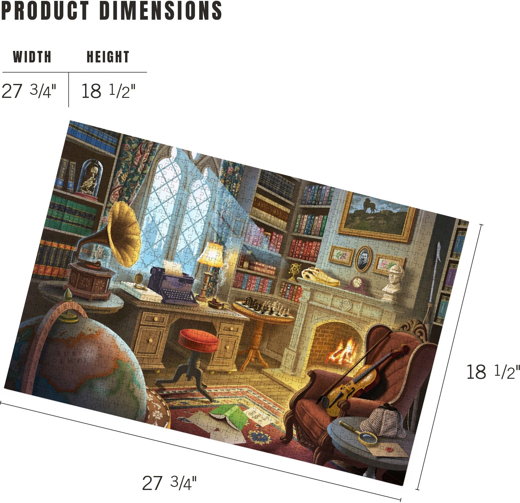500 Dark Academia: Birthplace of Sherlock Holmes Puzzle