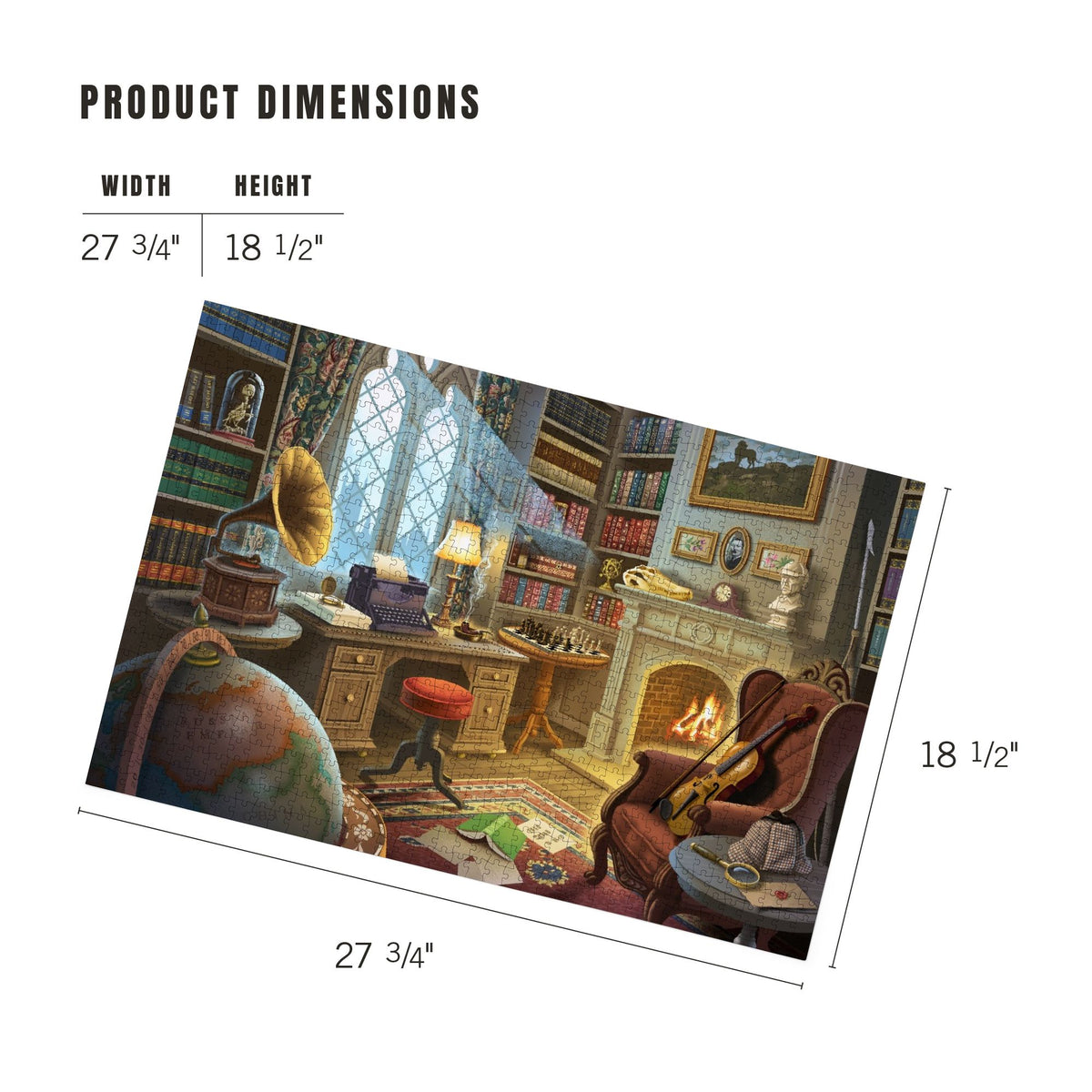 500 Dark Academia: Birthplace of Sherlock Holmes Puzzle