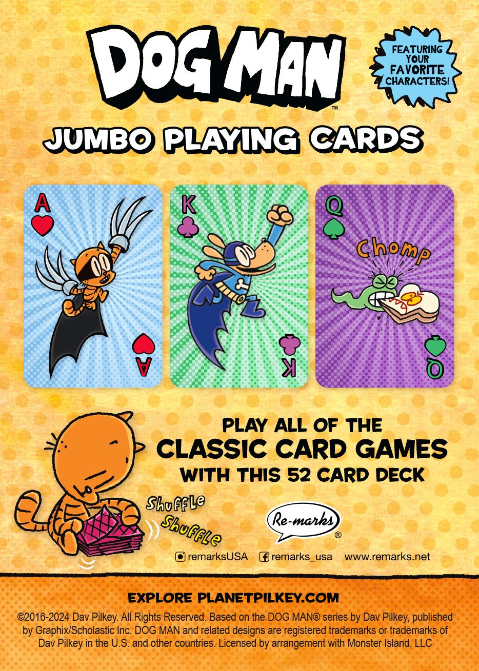 Dog Man Jumbo Playing Cards (B&N Exclusive)