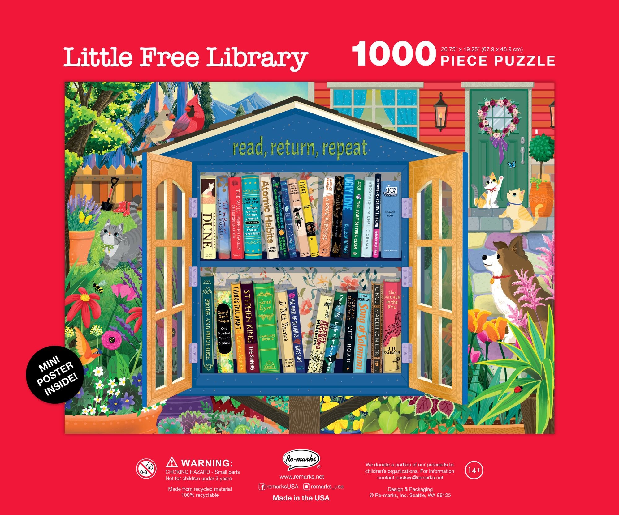 Little Free Library 1000-Piece Jigsaw Puzzle