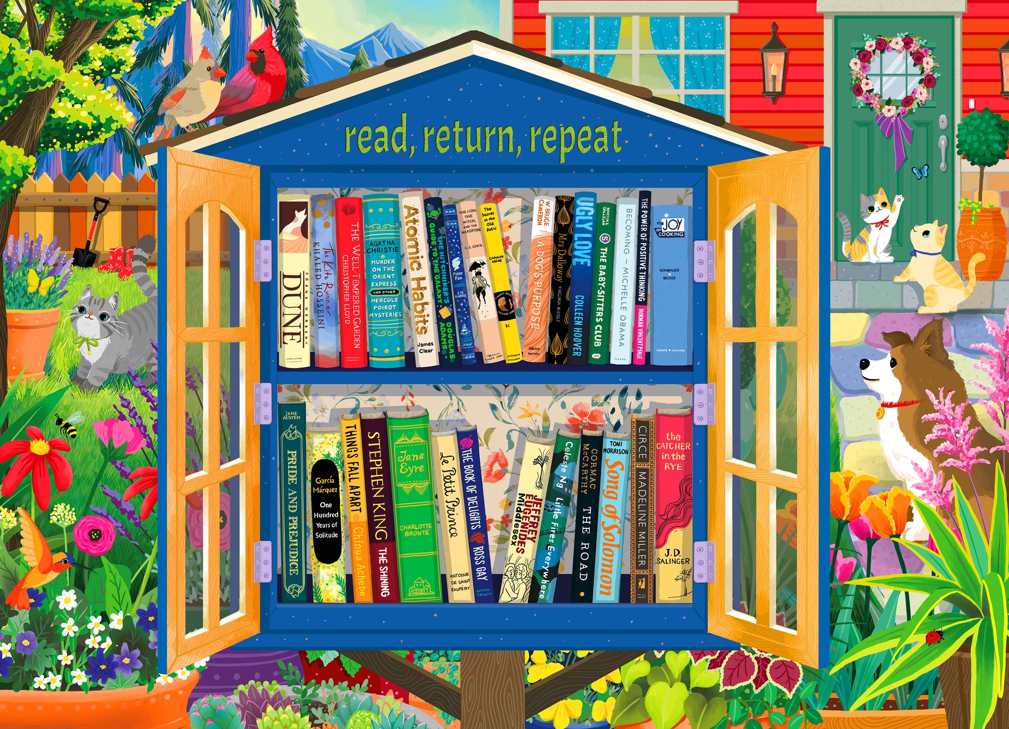 Little Free Library 1000-Piece Jigsaw Puzzle