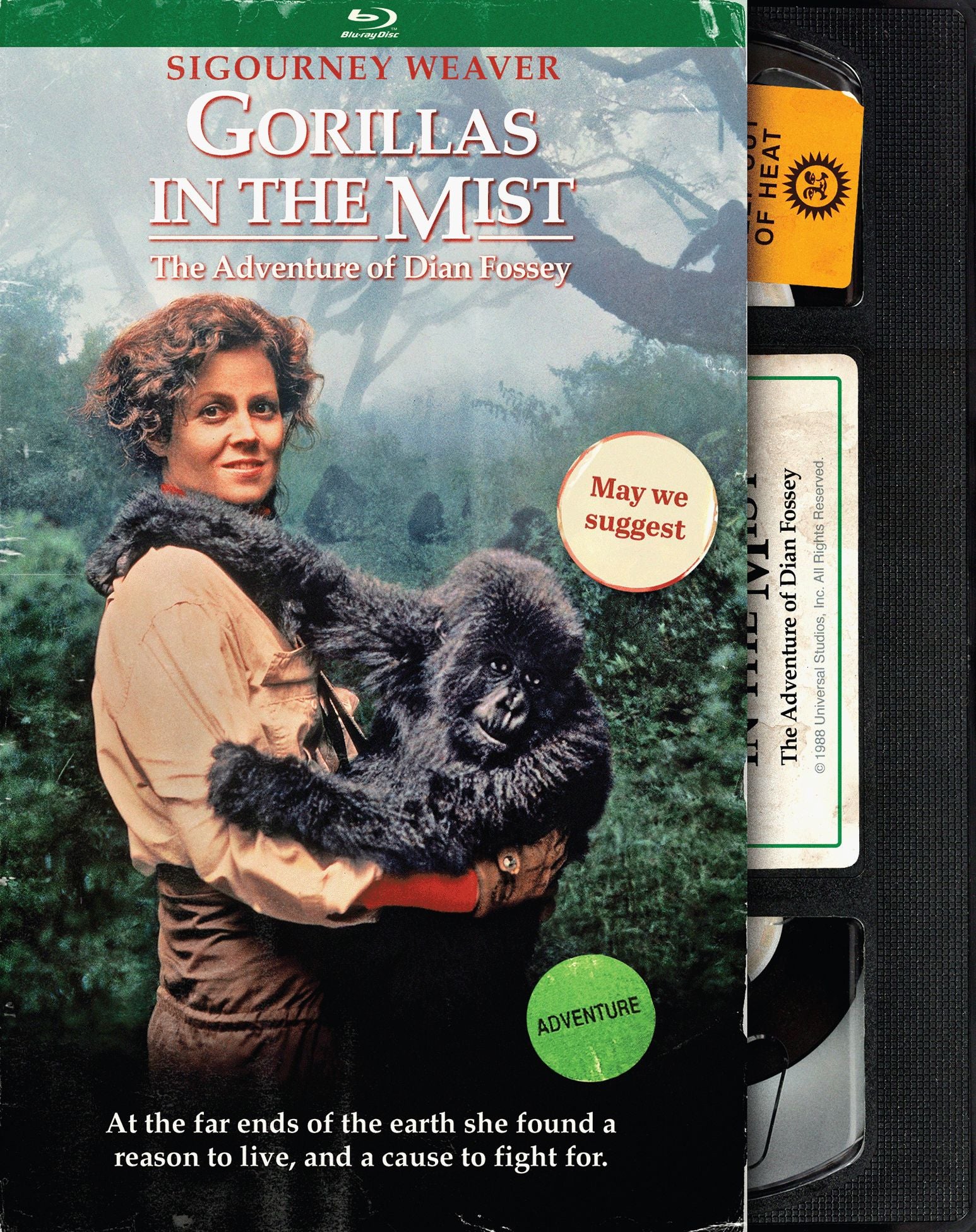 Gorillas in the Mist [Retro VHS Pkg] [BR]