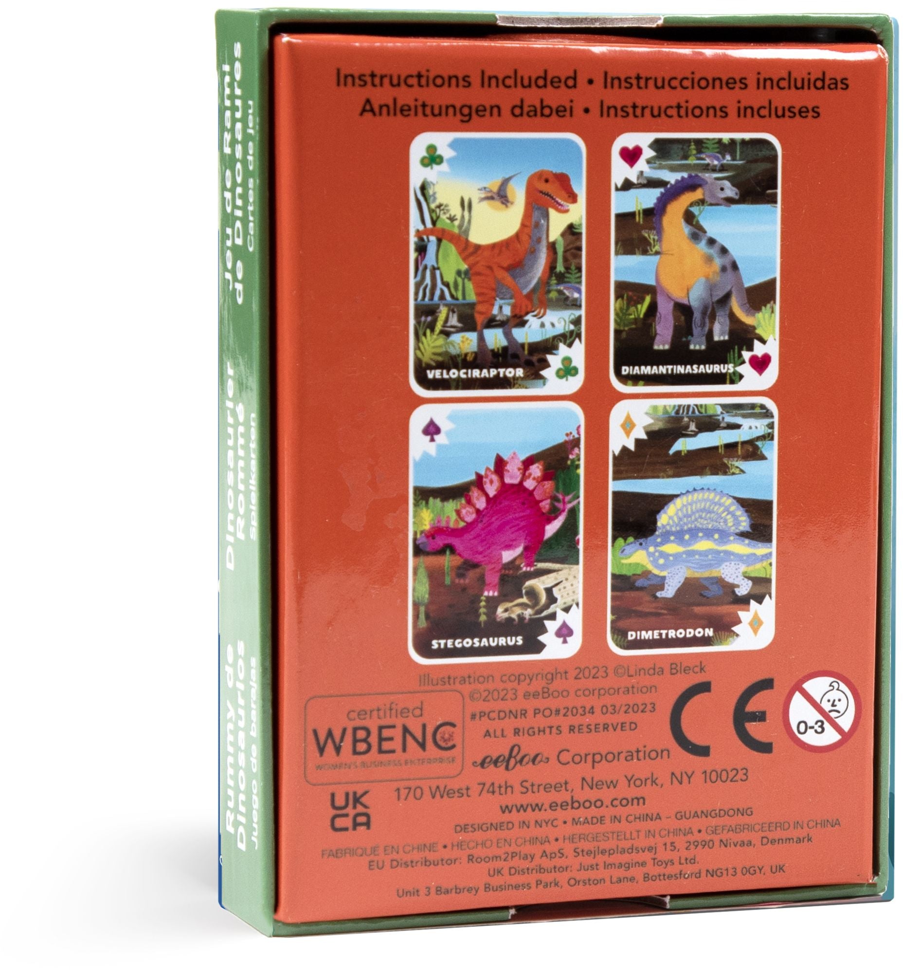 Dinosuar Rummy Playing Cards