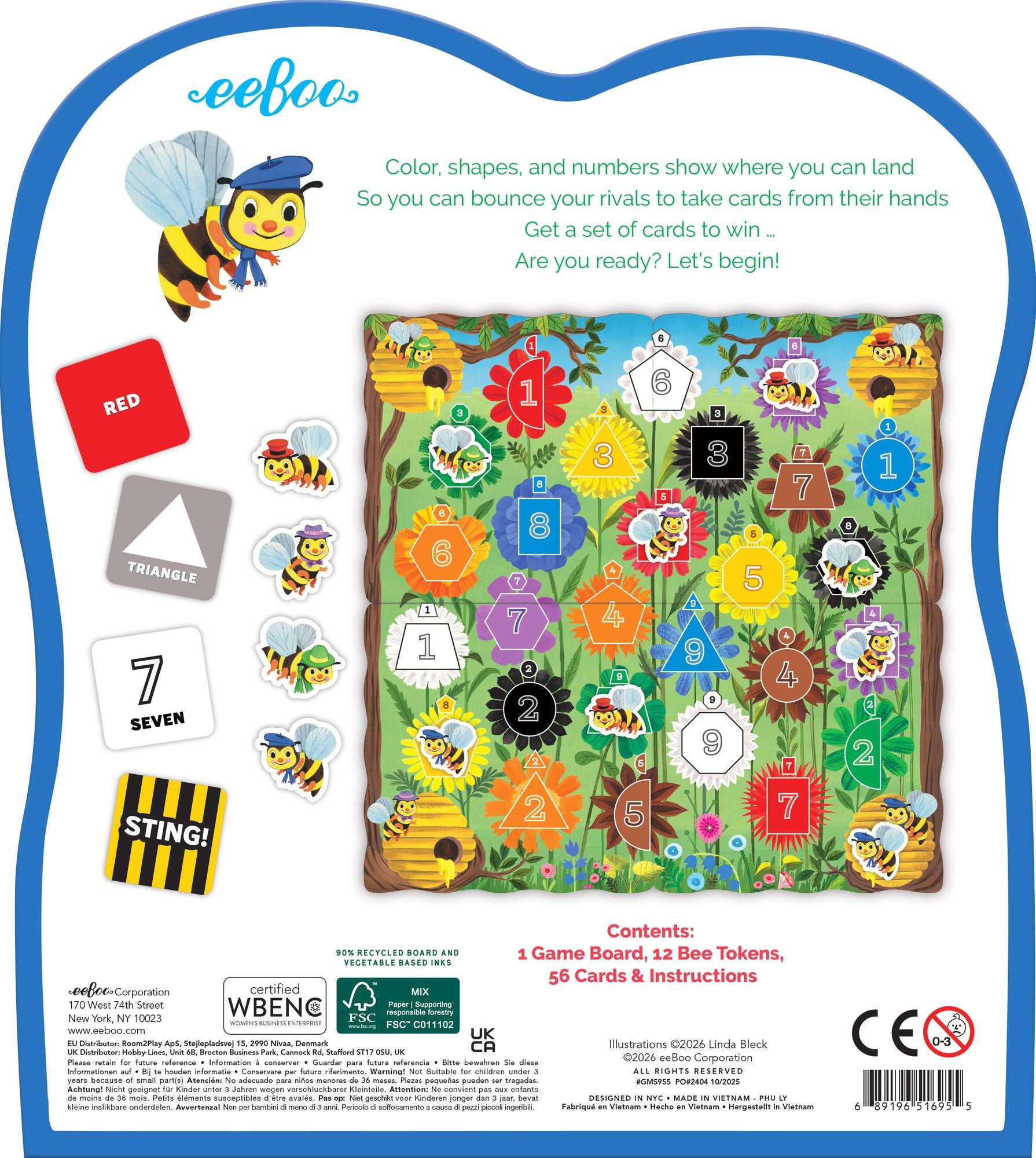 Bouncy Bees Shaped Game