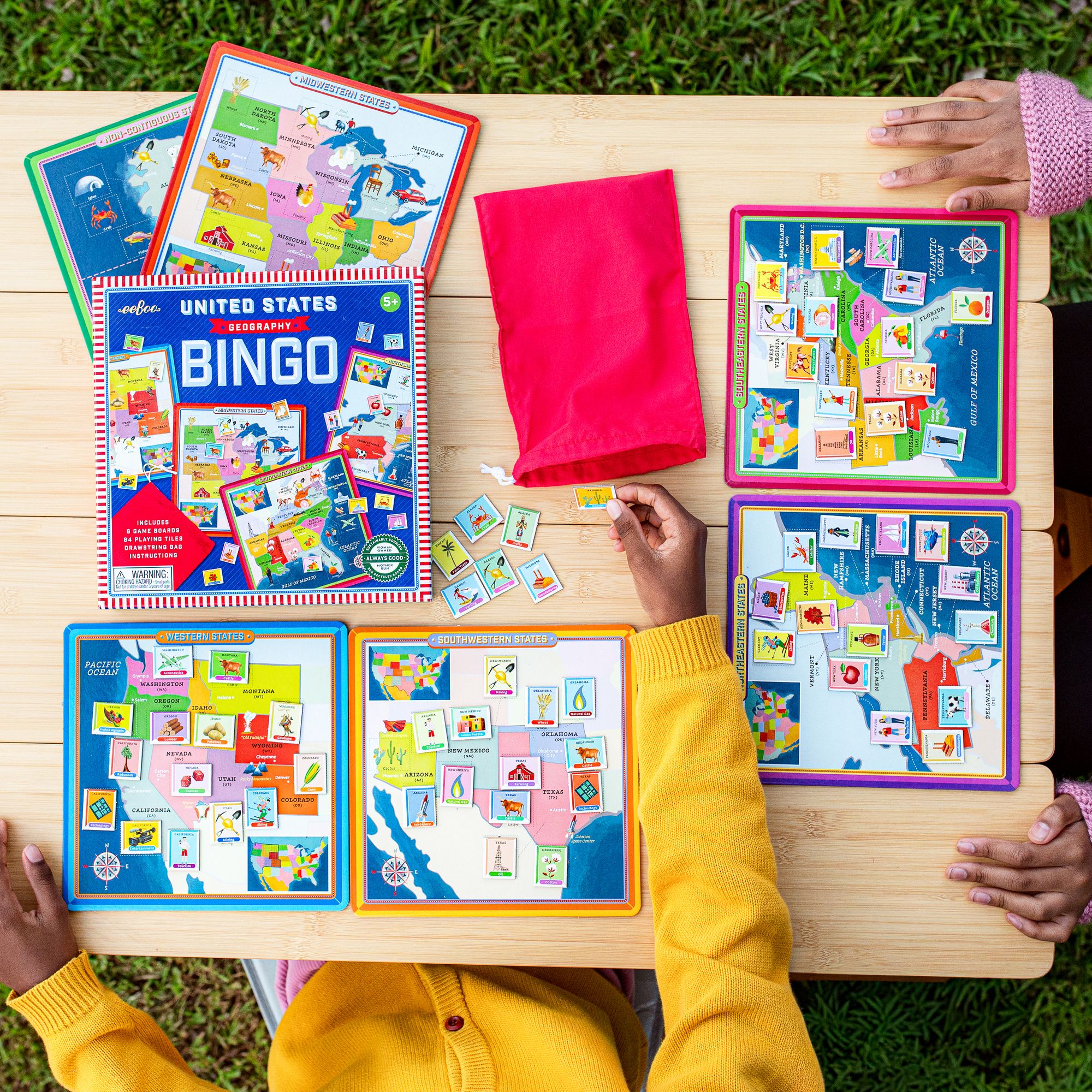 United States of America Bingo Game