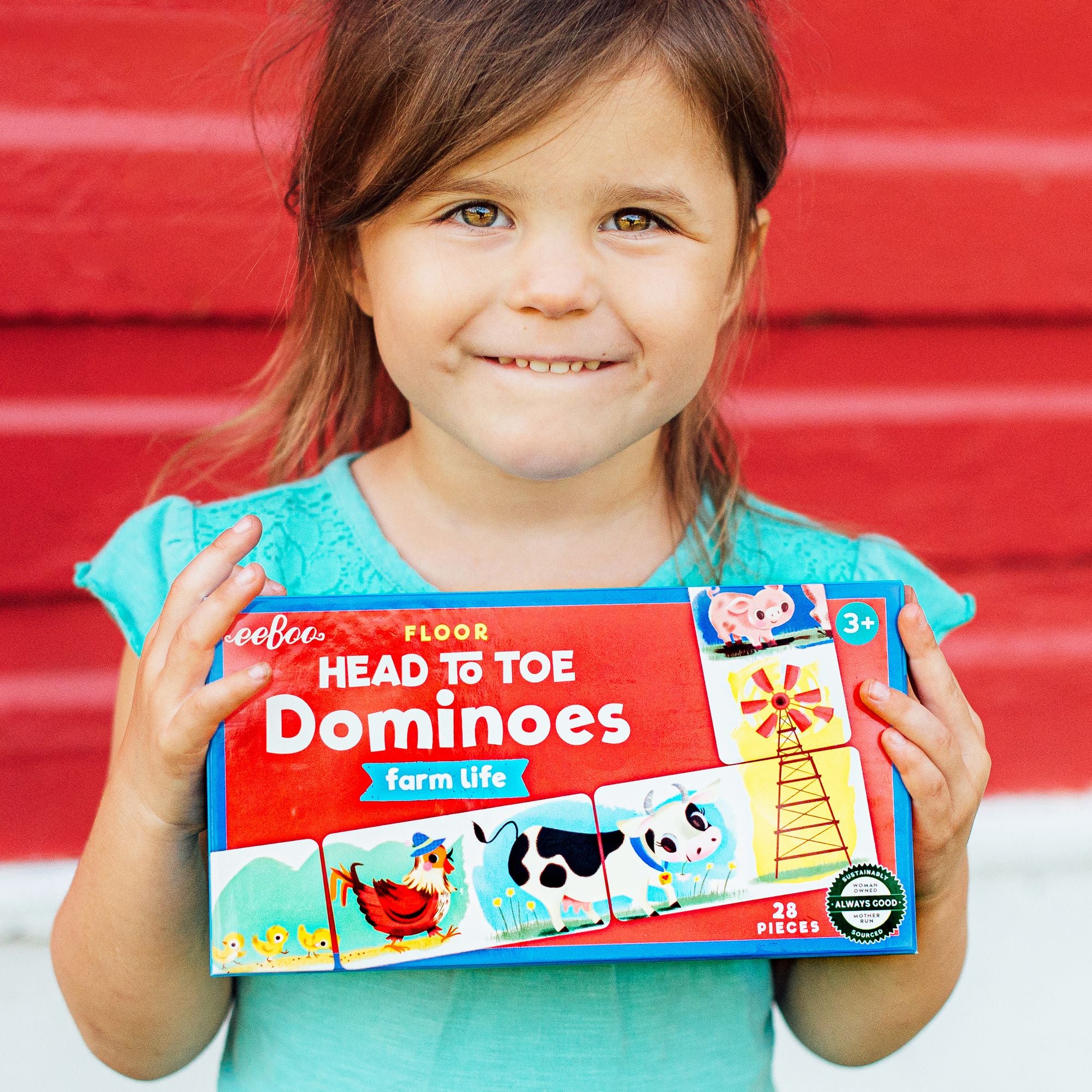 Little Farm Head to Toe Dominoes