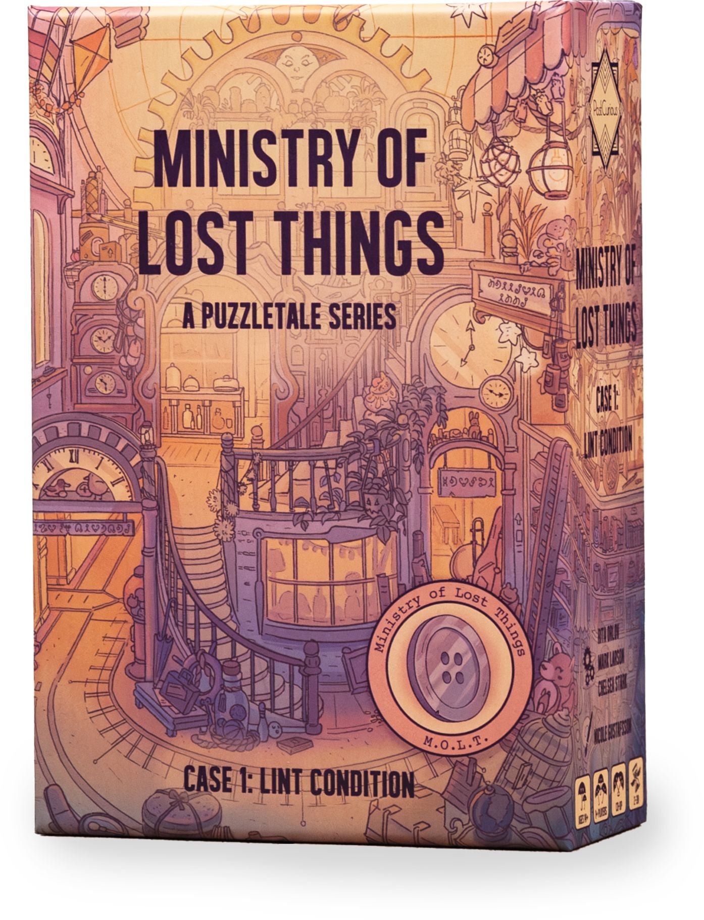 Ministry of Lost Things Case 1 - Lint Condition by Mark Larson, Rita Orlov & Chelsea Stark