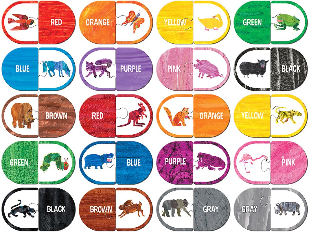 Eric Carle Colors Matching Puzzles