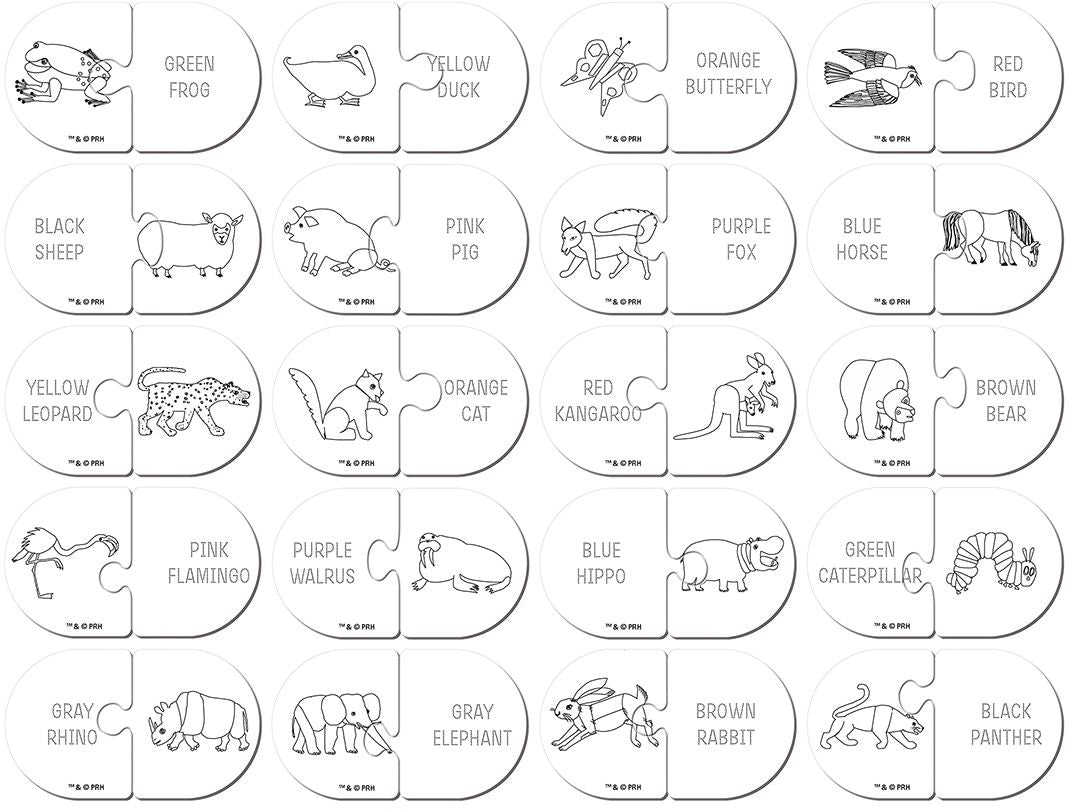 Eric Carle Colors Matching Puzzles