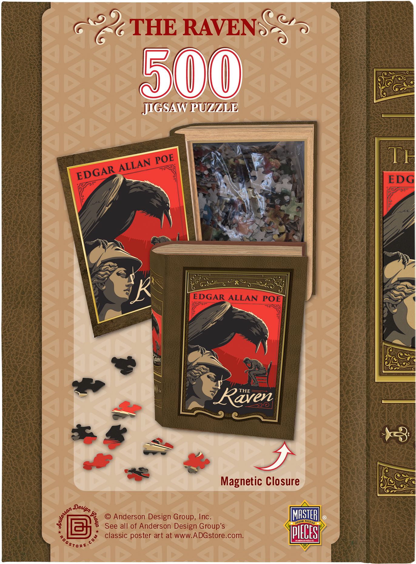 The Raven 500 Piece Book Box Puzzle (B&N Exclusive)