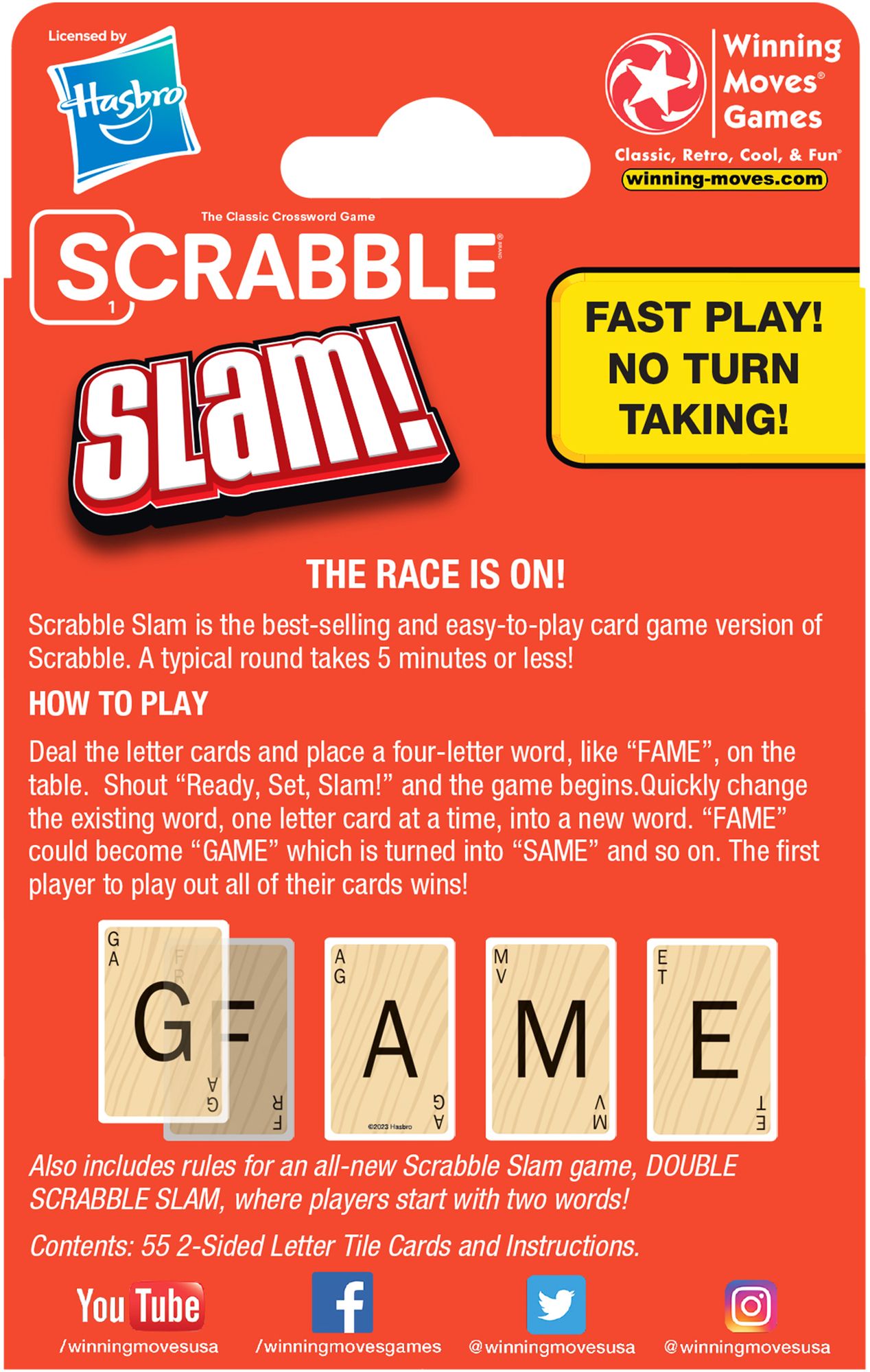 Scrabble Slam Card Game