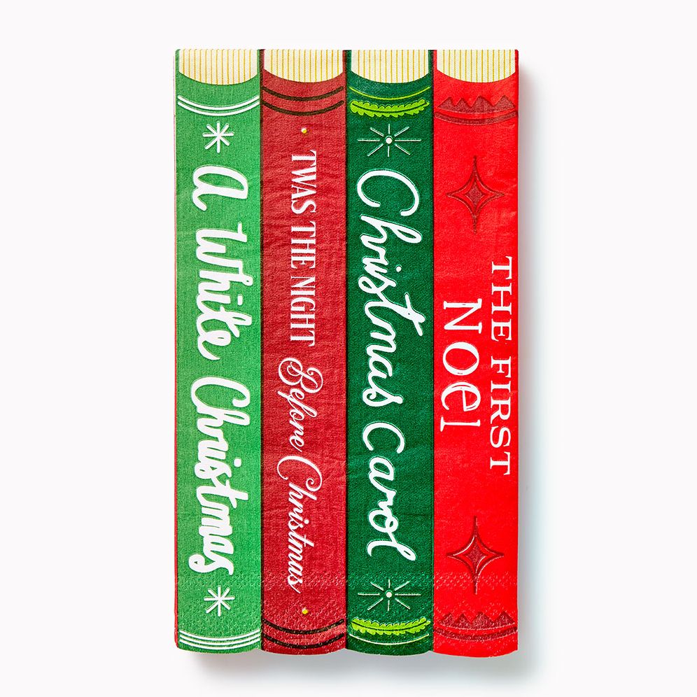 A Bookish Christmas Napkins Set of 20
