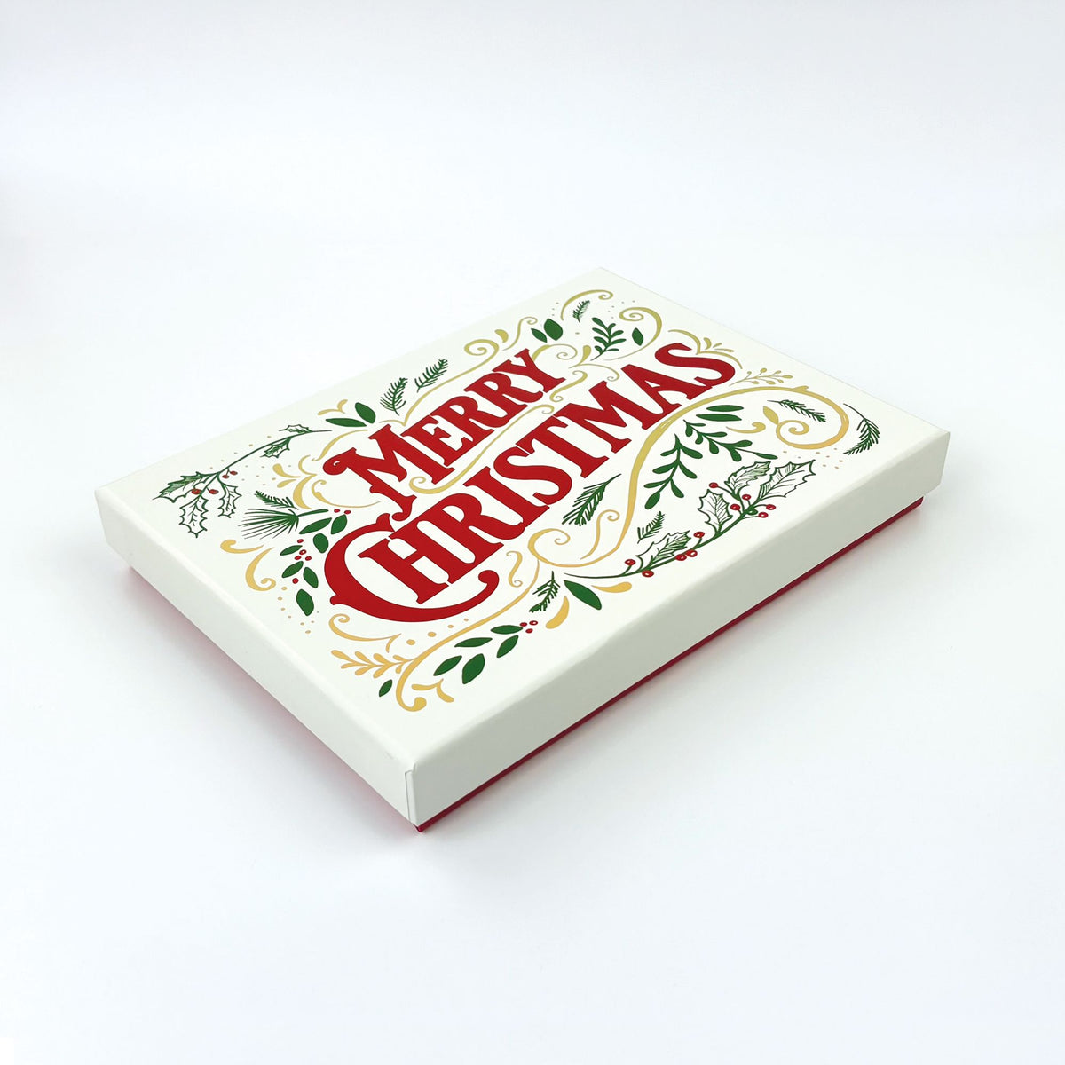 Merry Christmas Scroll Holiday Stationery Set of 10
