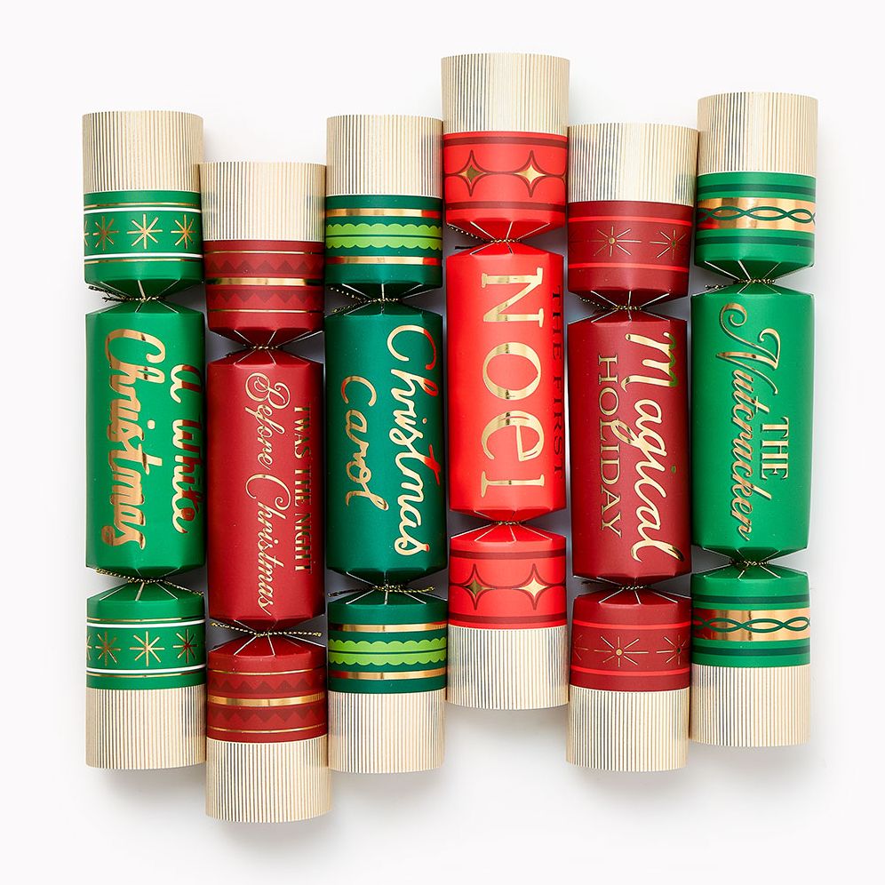 A Bookish Christmas Party Crackers Set of 6
