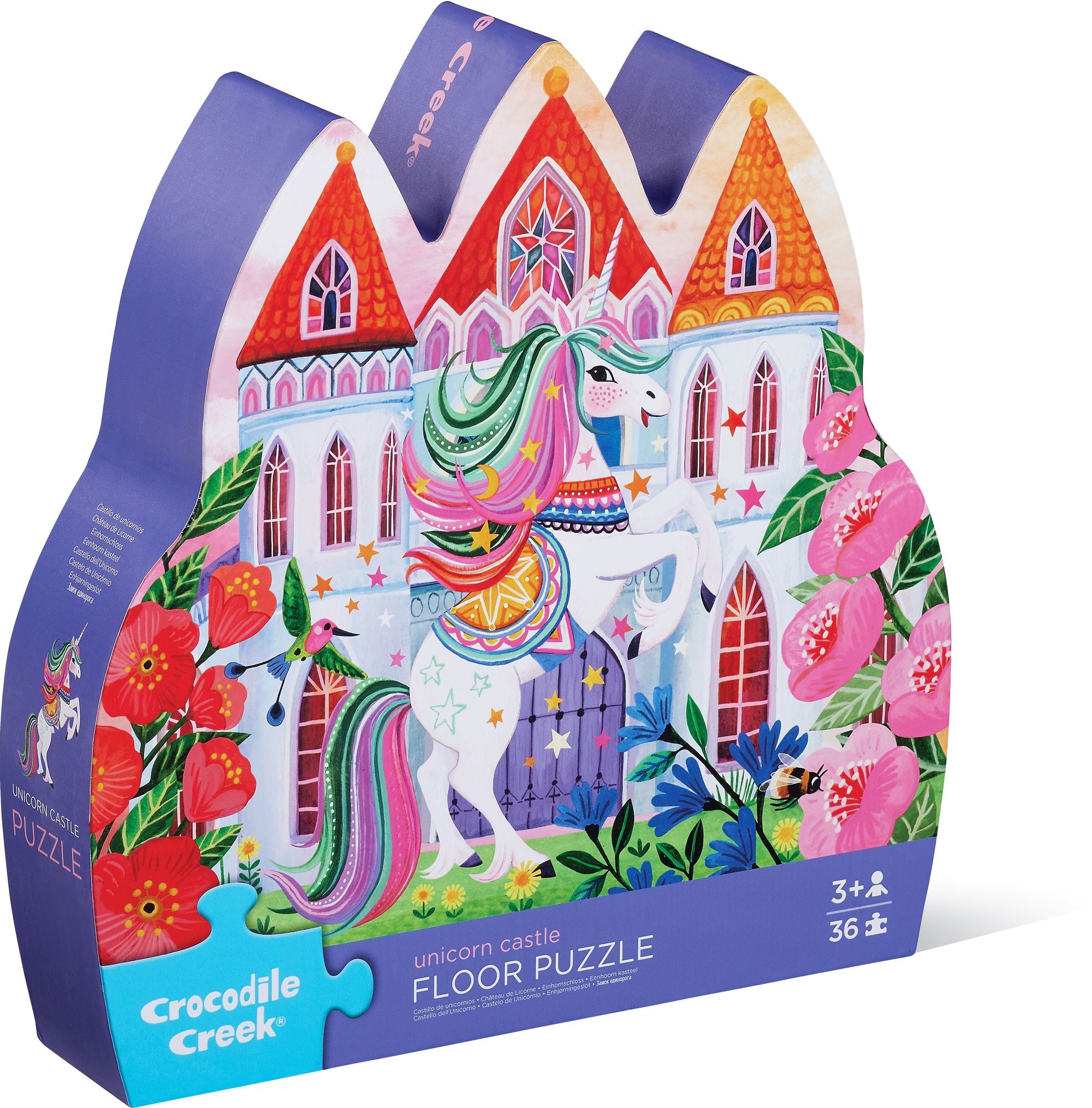 Unicorn Castle 36 pc Shaped puzzle