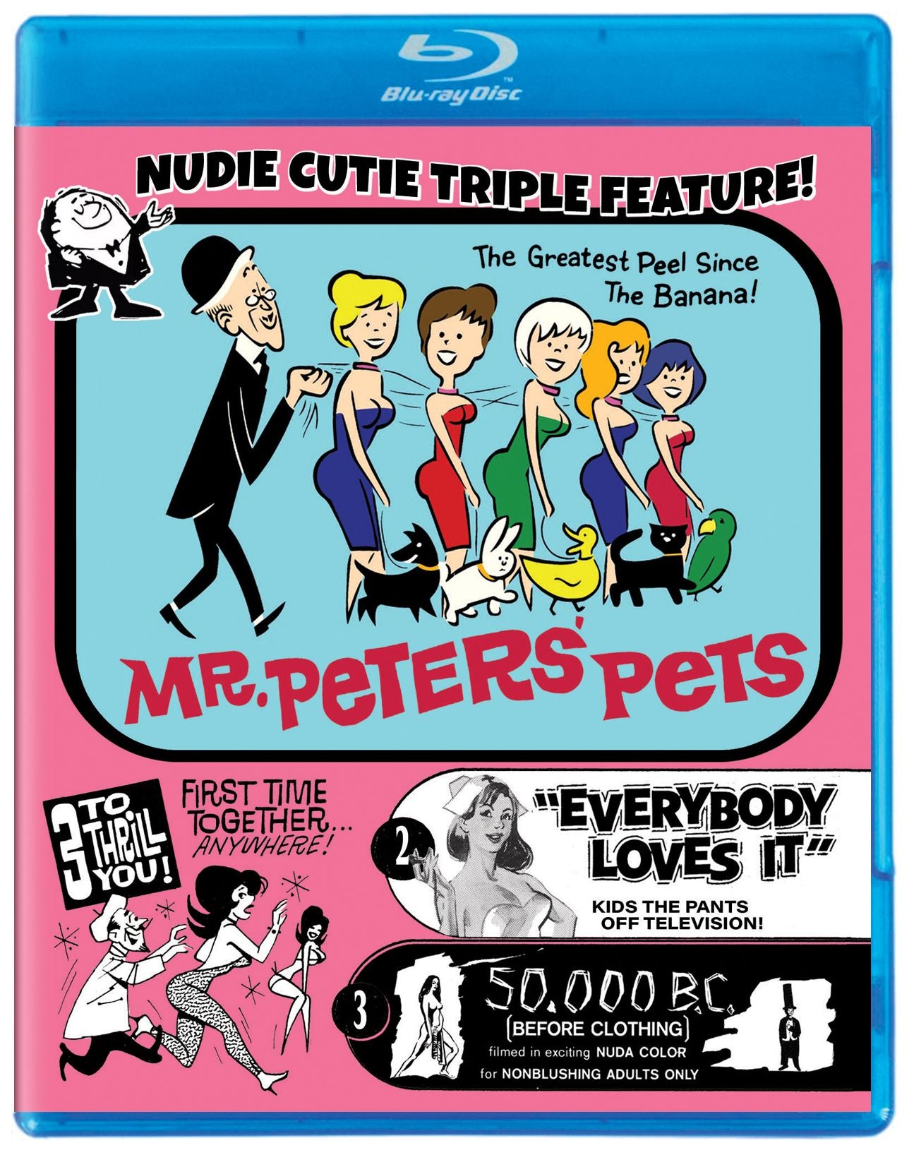 Mr. Peters' Pets/Everybody Loves It/50,000 B.C. (Before Clothing) [Blu-ray]