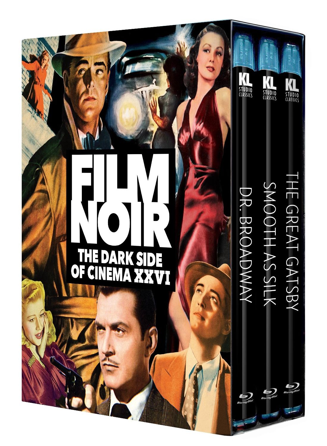 Film Noir: The Dark Side of Cinema XXVI: Dr. Broadway/Smooth as Silk/The Great Gatsby [Blu-ray]