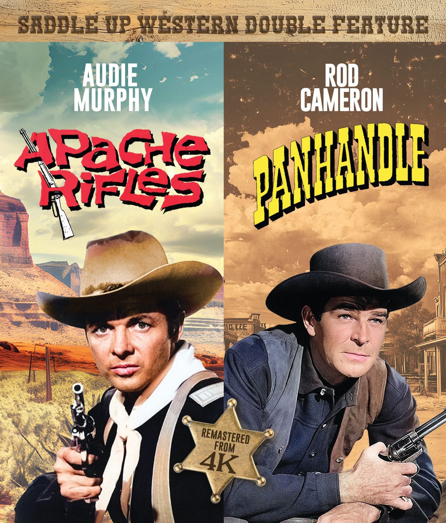 Saddle Up Westerns: Apache RiflesPanhandle Restored [Blu-ray]