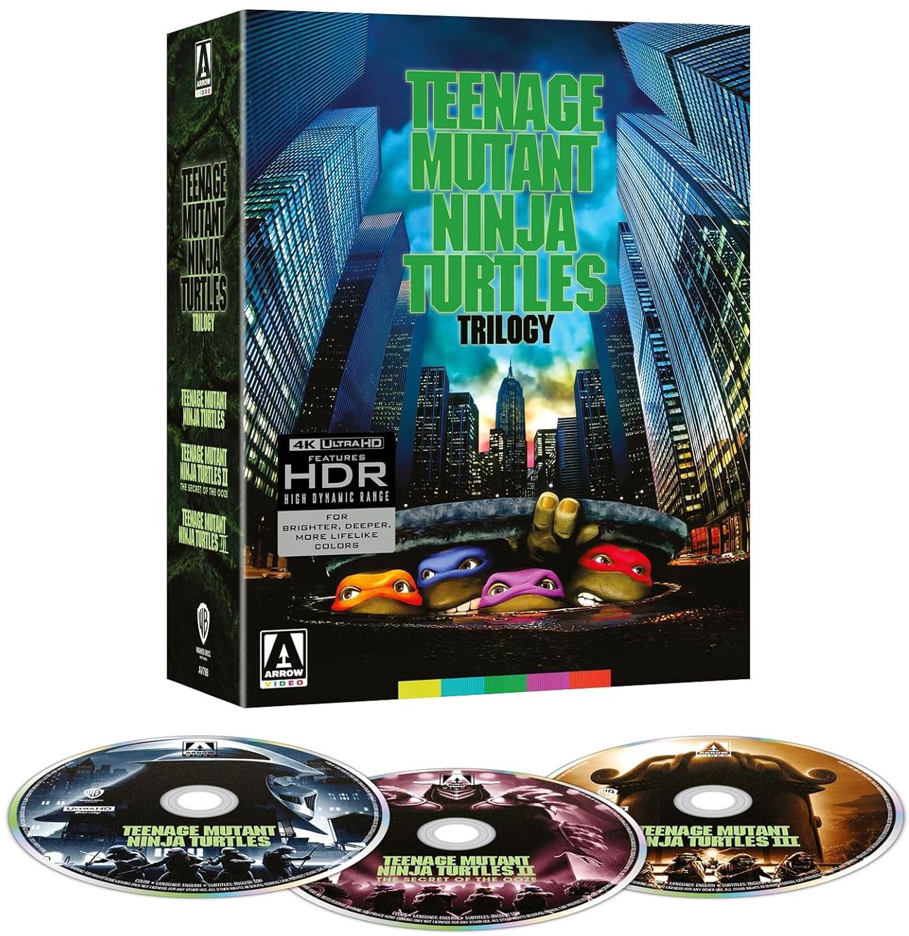 Teenage Mutant Ninja Turtles Trilogy [4K Ultra HD Blu-ray]