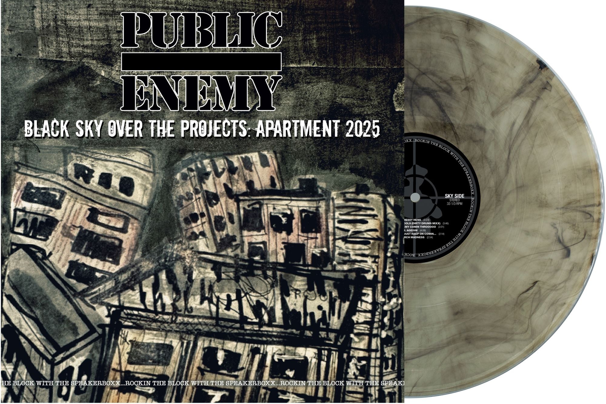 Black Sky Over the Projects: Apartment 2025 [ Black Swirl Viny] [Barnes & Noble Exclusive]