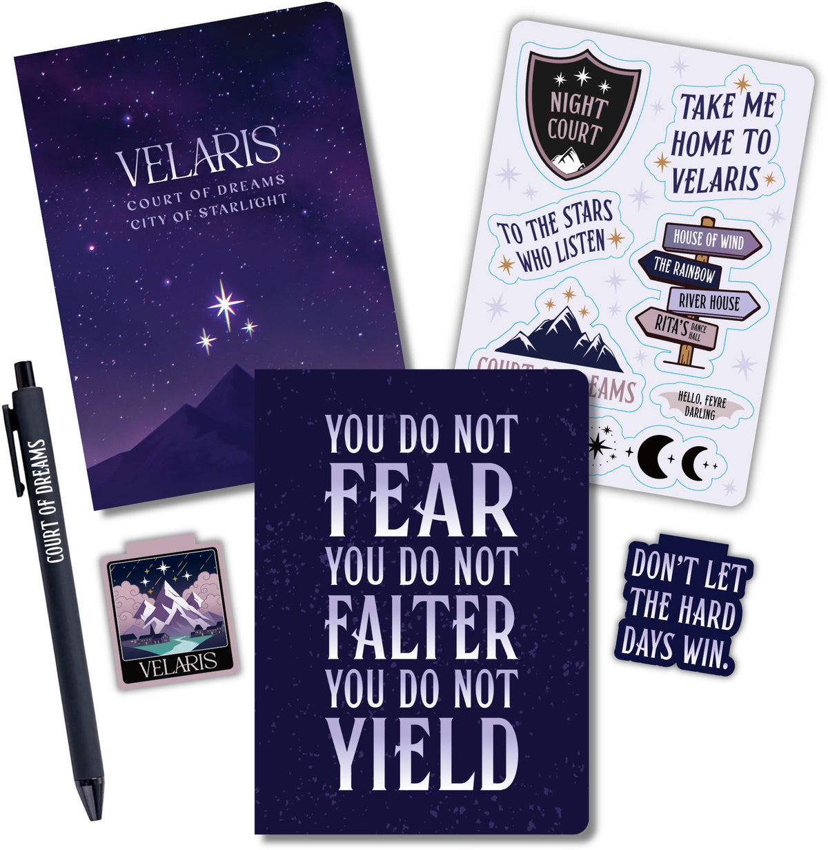 Velaris Stationery Gift Set - A Court of Thorns and Roses