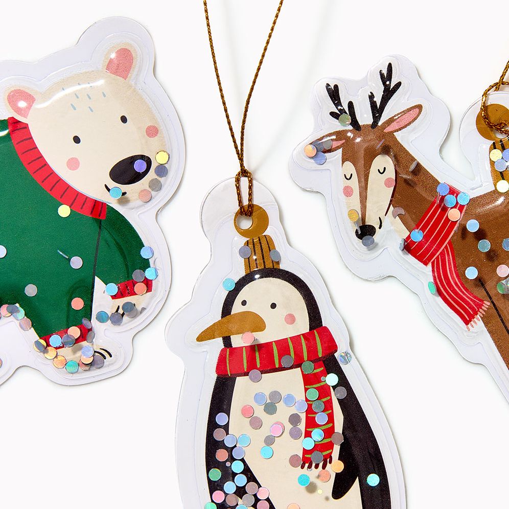 Christmas Critter Shaker Hang Tags