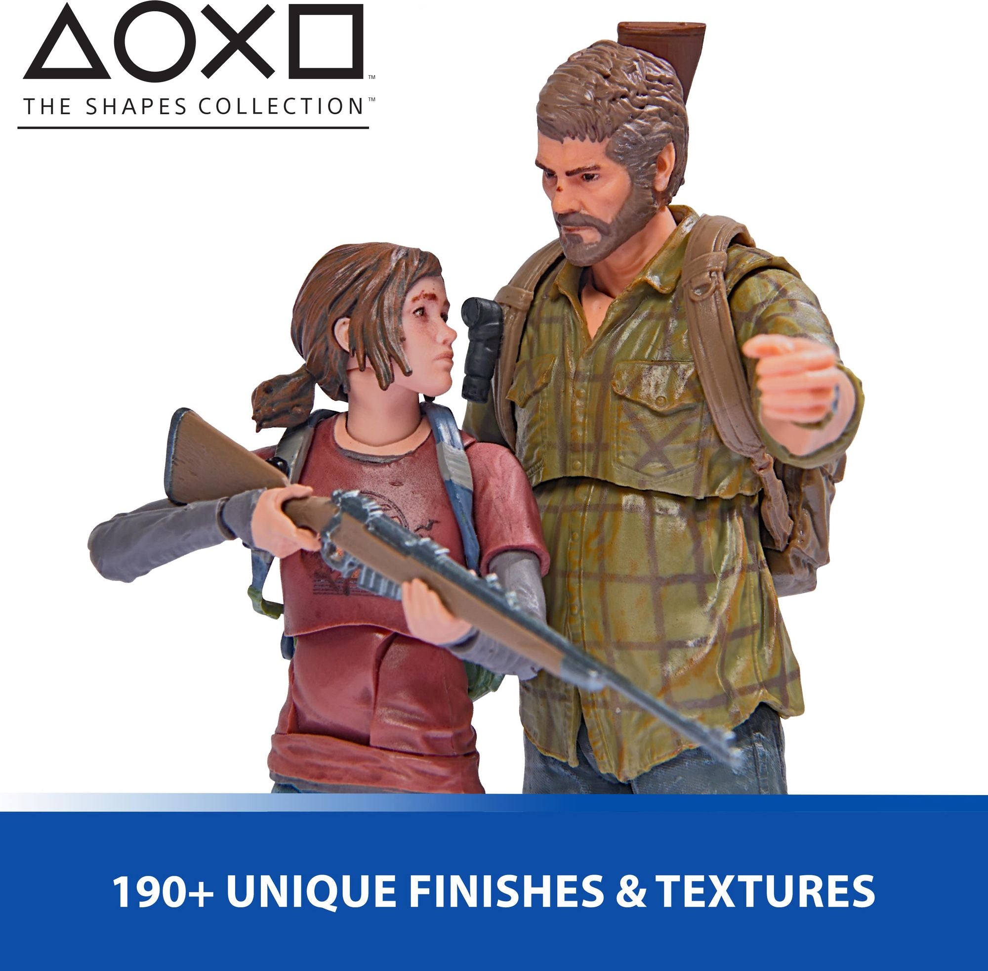 PlayStation The Last of Us 2-Pack, 6" Joel & Ellie Action Figures