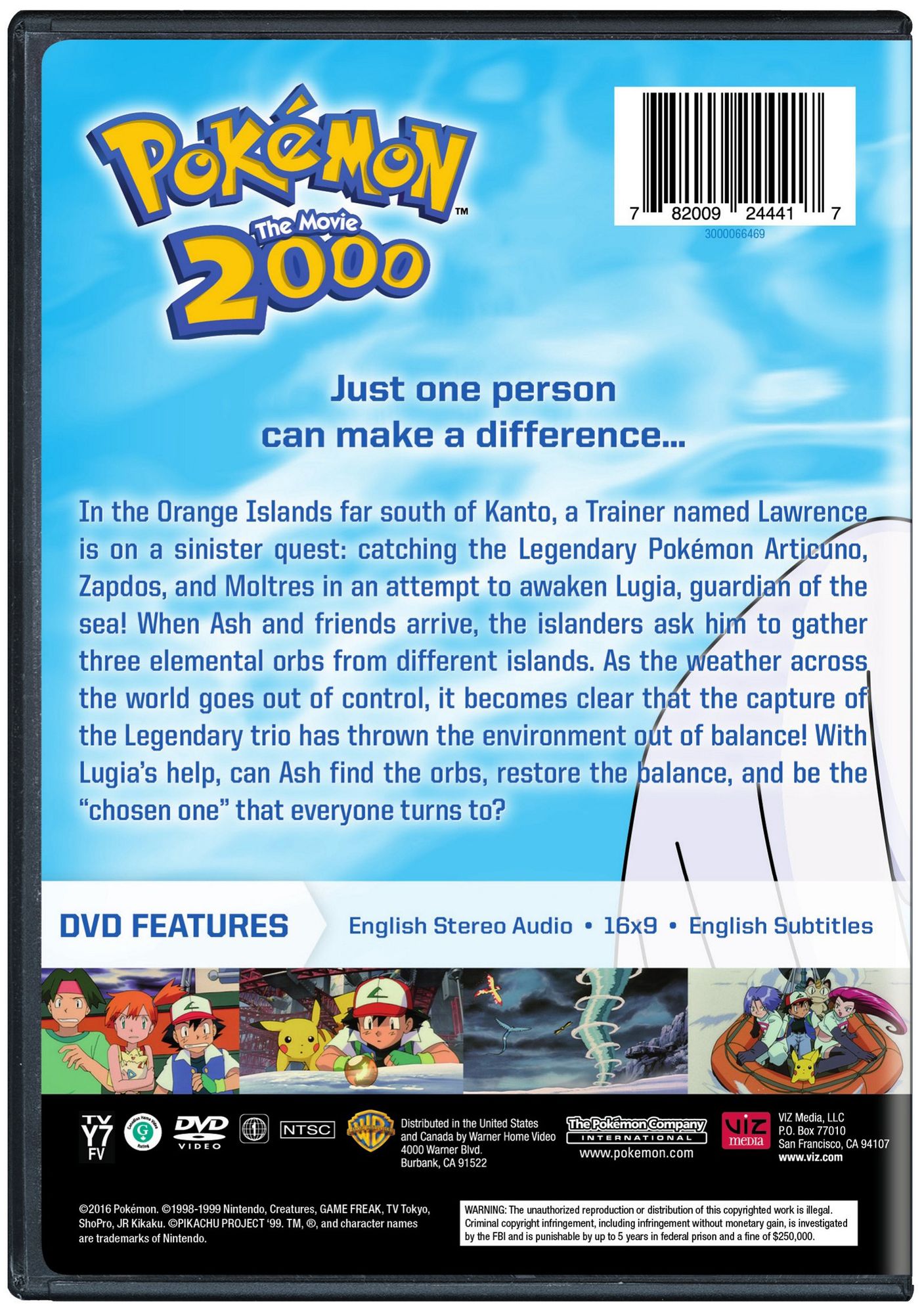 Pokemon the Movie: 2000: The Power of One