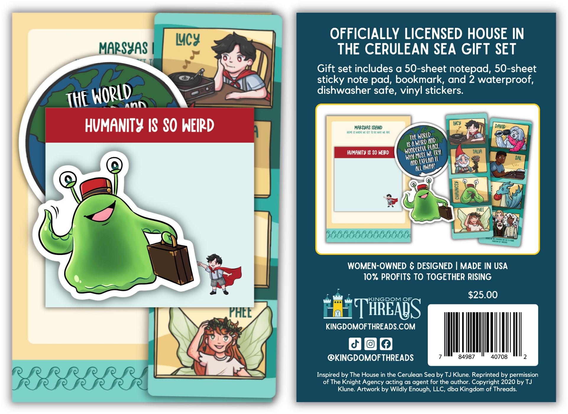 House in the Cerulean Sea Stationery Gift Set