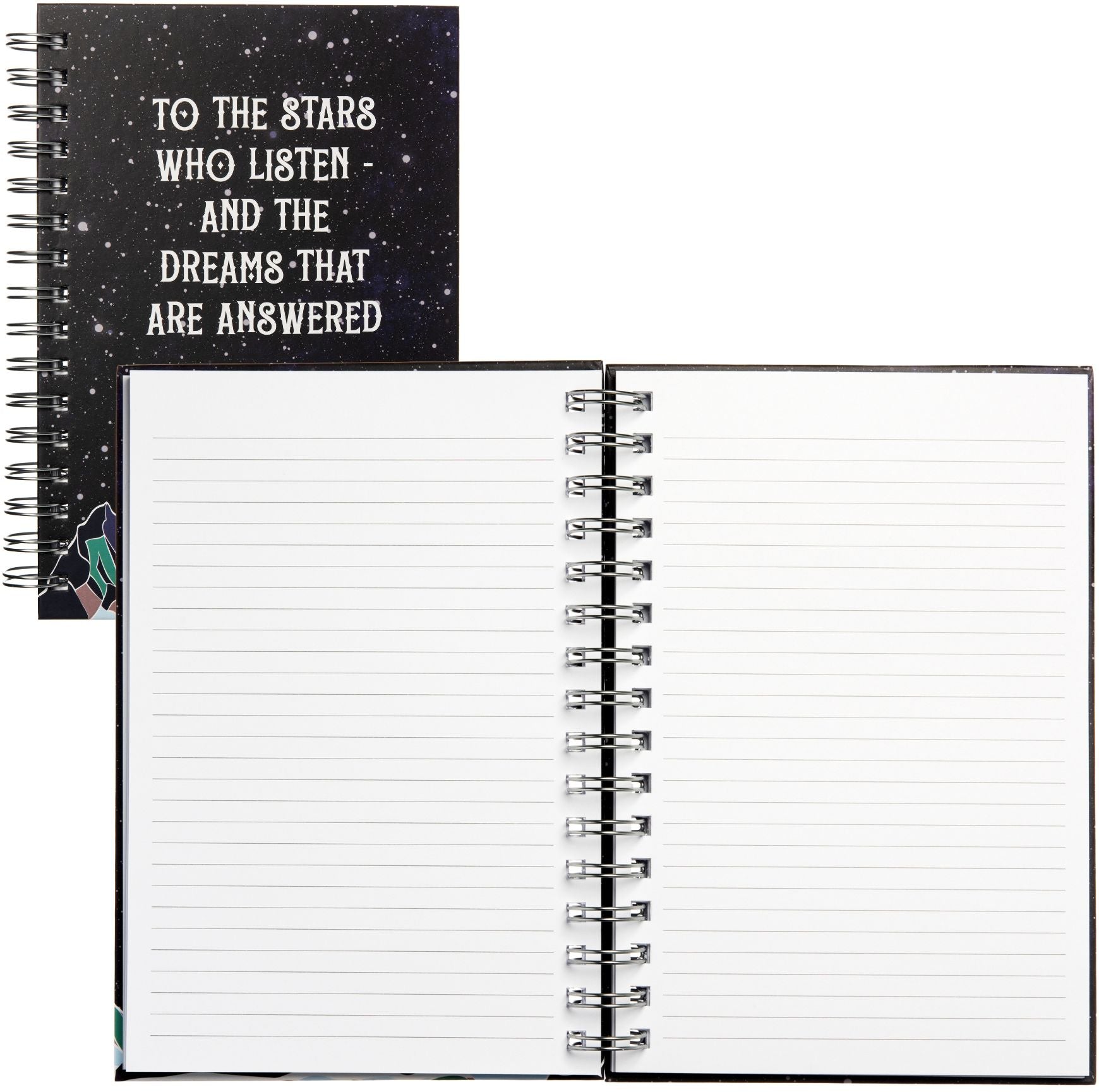 Court of Thorns And Roses To The Stars Who Listen Spiral Notebook ACOTAR