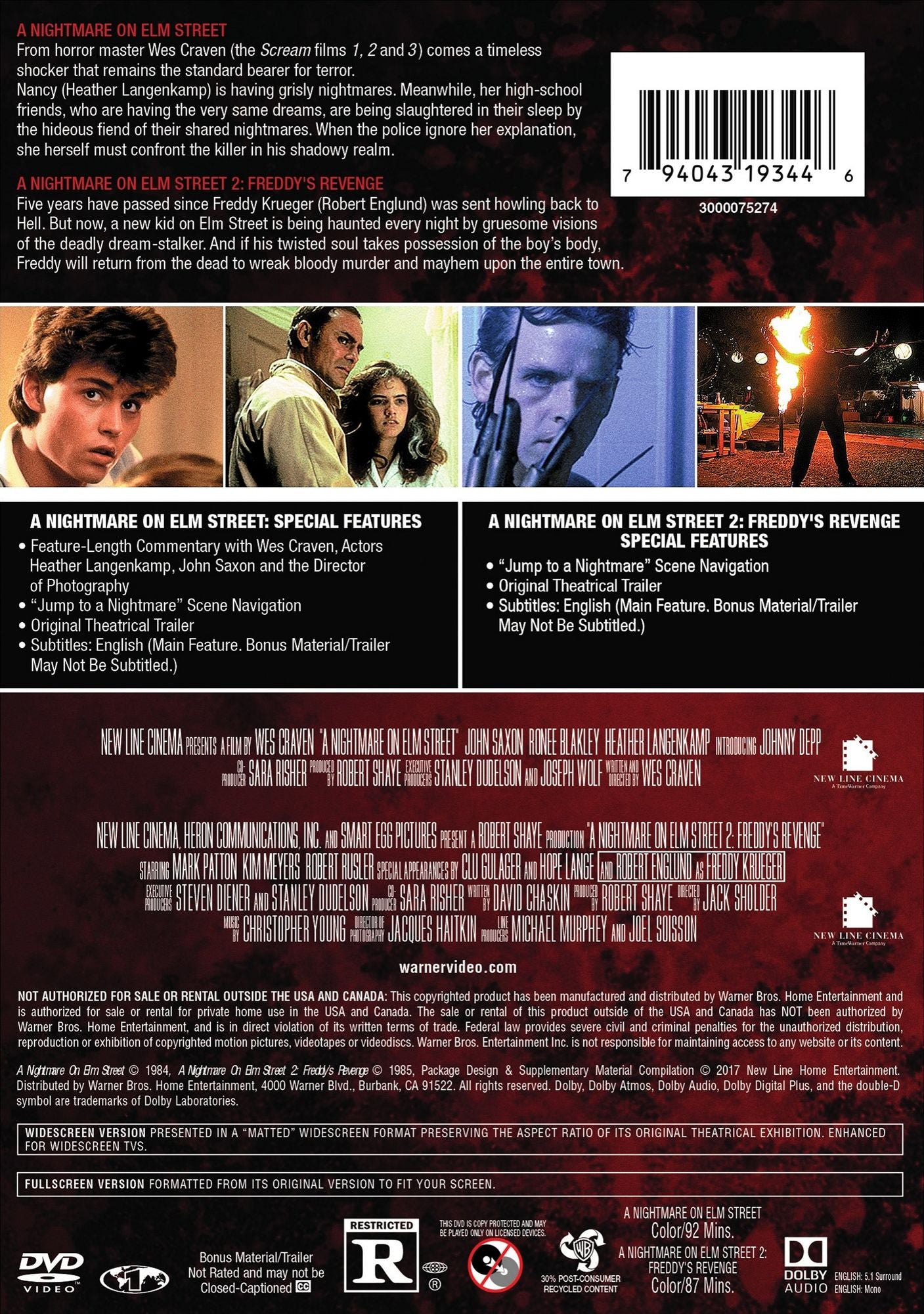 A Nightmare on Elm Street/A Nightmare on Elm Street 2