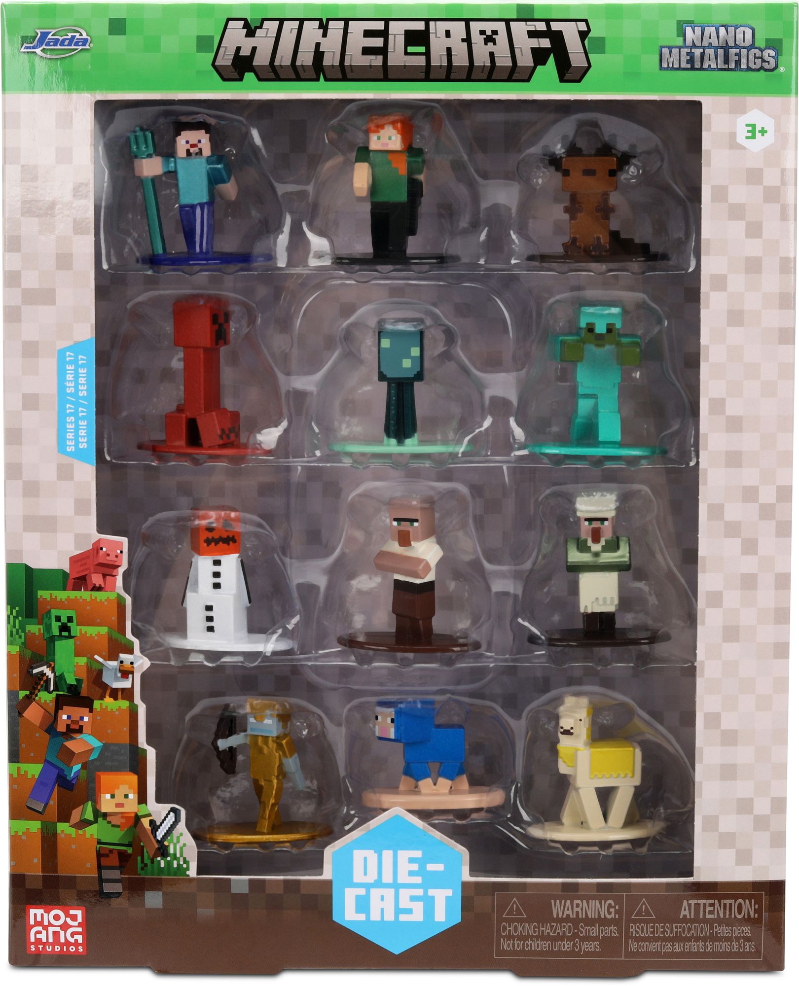 Minecraft Nano Metalfigs 12 Pack